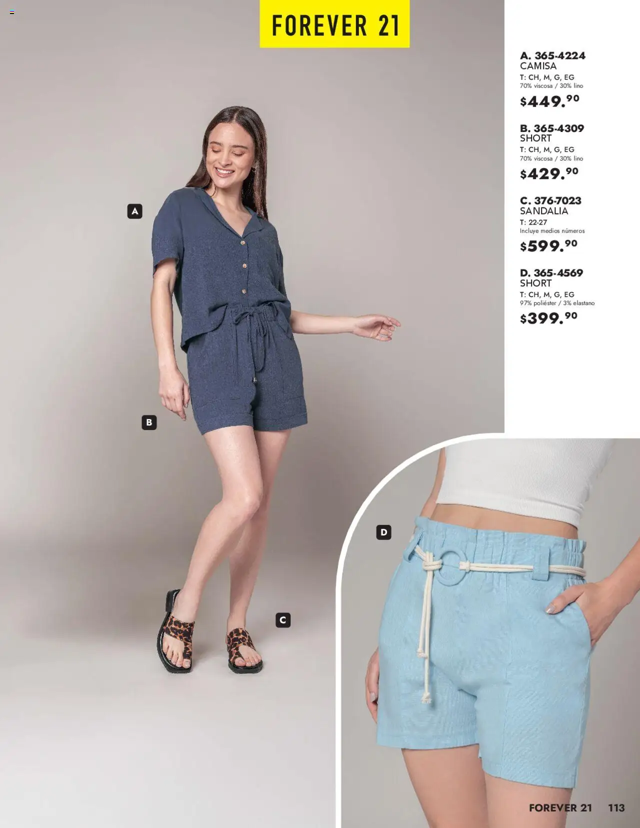 Nuevas ofertas de Andrea válidas en toda la República Mexicana desde el 23.06.2025. ¡Encuentra las mejores ofertas en Andrea catálogo Forever 21! | Página: 31 | Productos: Camisa, Short