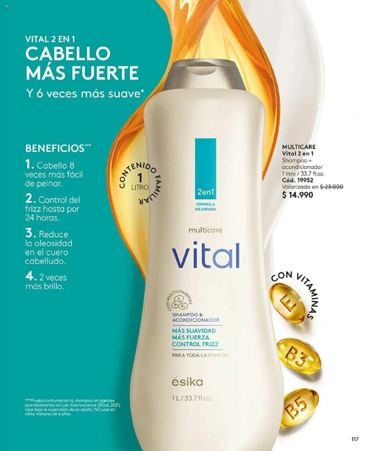 Catálogo Ésika Campaña 14 │ válido desde el 01.09.2025 | Página: 121 | Productos: Acondicionador, Shampoo