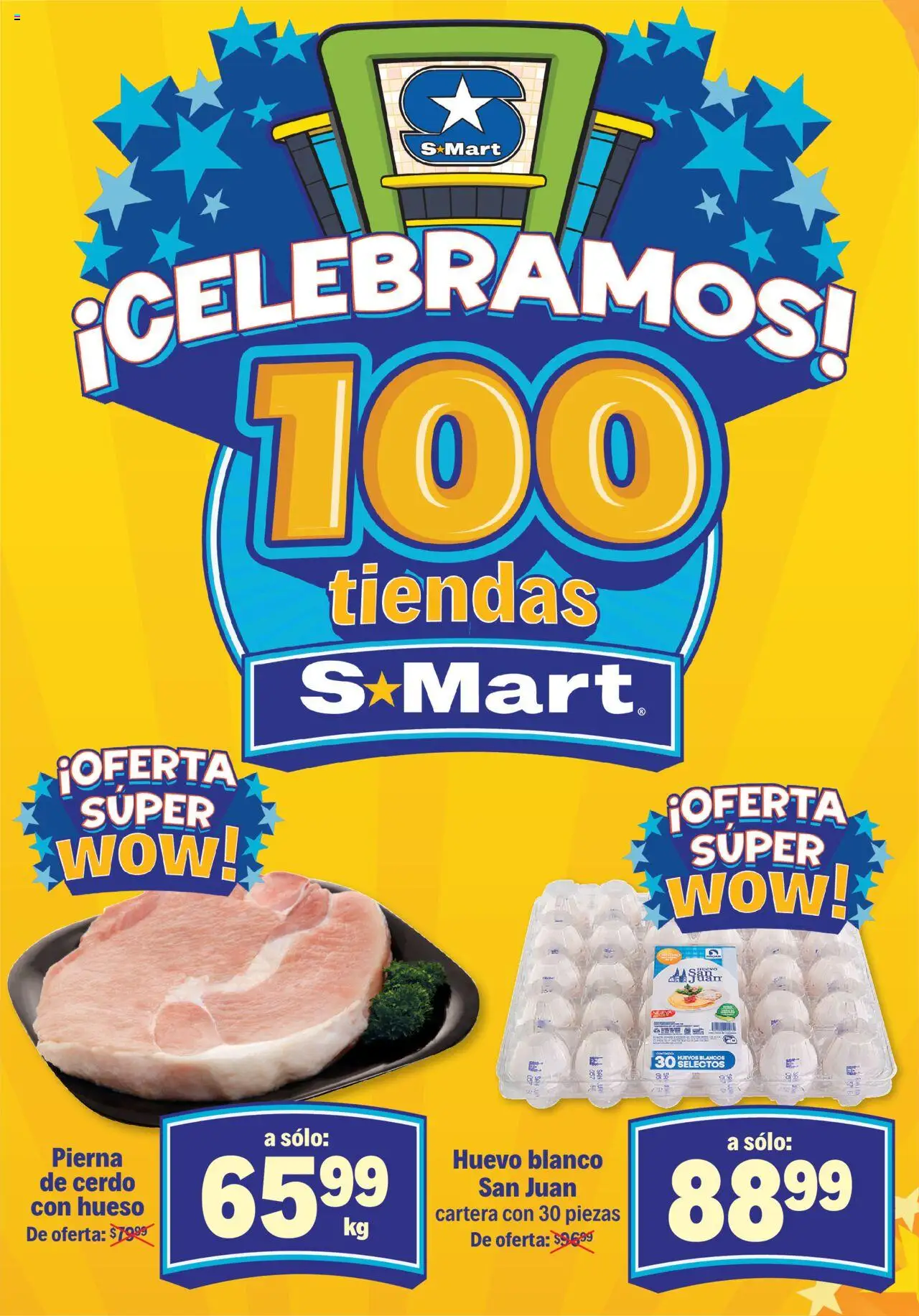 Nuevas ofertas de S-Mart válidas en toda la República Mexicana desde el 14.10.2025. ¡Encuentra las mejores ofertas en S-Mart - Folleto - Reynosa (y Rio Bravo)! | Página: 2 | Productos: Huevo, Huevos, Cerdo