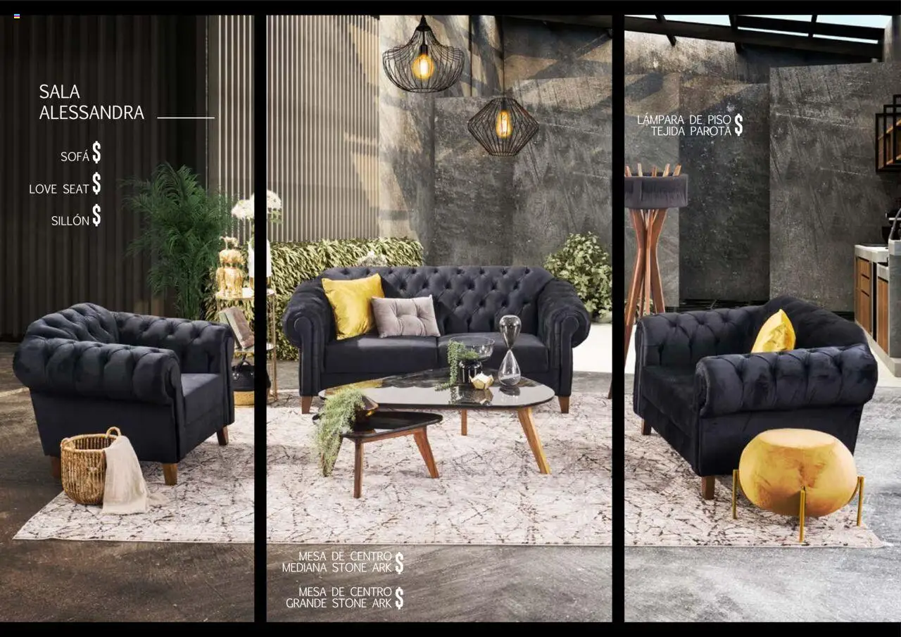 Nuevas ofertas de Muebles Dico válidas en toda la República Mexicana desde el 25.09.2025. ¡Encuentra las mejores ofertas en Muebles Dico - Catálogo Black Chicago! | Página: 8 | Productos: Sofá, Mesa de centro, Mesa, Lámpara
