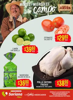 Vista previa de Soriana Martes y Miércoles del Campo Híper: Saltillo y Torreón, nuevo folleto de la tienda, válido en México a partir del 24.03.2026