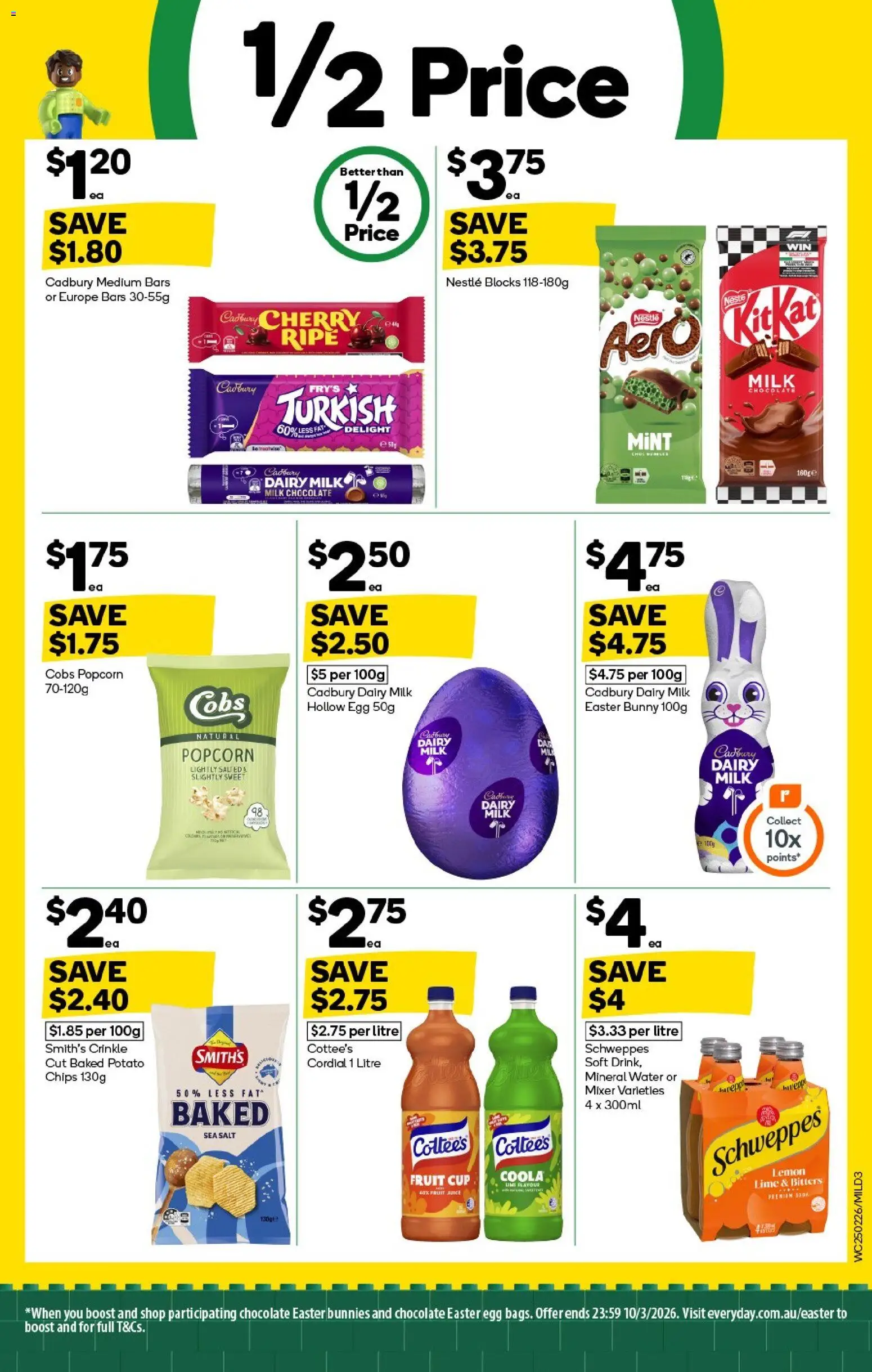 Woolworths catalogue - valid from 25.02.2026 | Page: 3 | Products: Milk, Dairy, Popcorn, Water