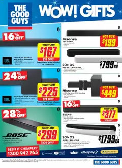 The Good Guys catalogue - valid from 21.08.2025 | Page: 5 | Products: Tv, Television, Audio, Speaker