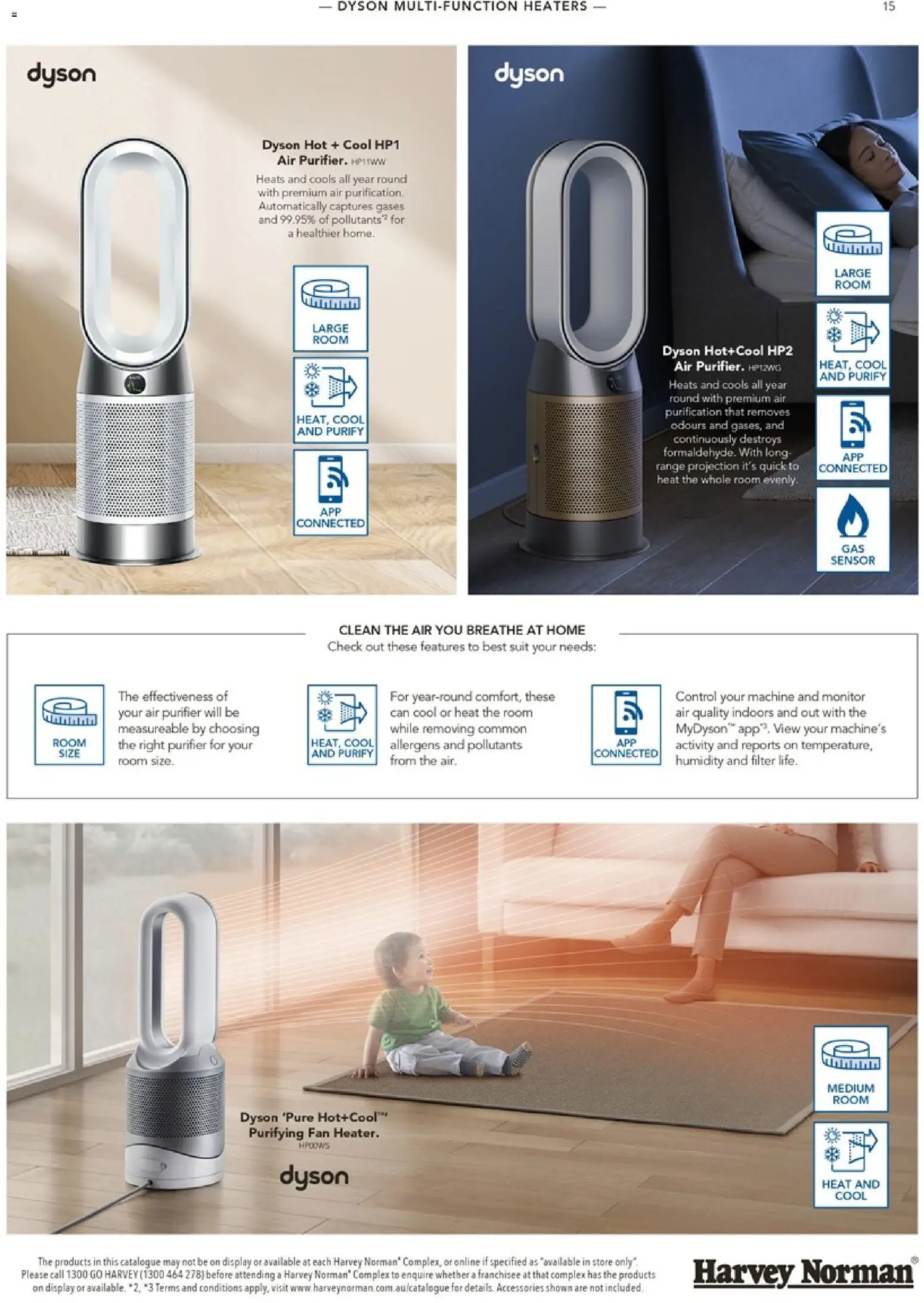 Harvey Norman catalogue - valid from 21.04.2026 | Page: 15 | Products: Suit, Accessories, Fan, Air purifier