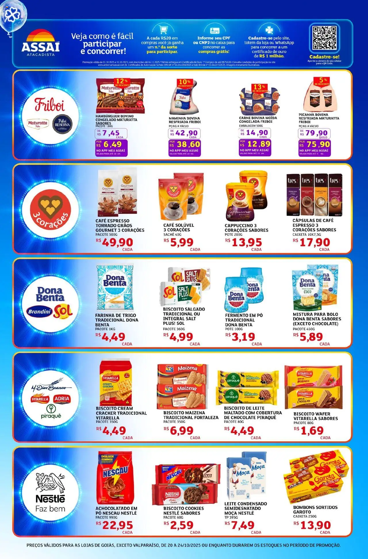 Assaí Atacadista Folheto - válido de 20.10.2025 | Página: 3 | Produtos: Achocolatado, Caixa, Chocolate, Câmera