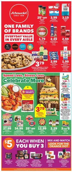 Preview of Schnucks weekly ads valid from 03.12.2025 | Page: 2 | Products: Cheese, Ham, Beef, Sausage