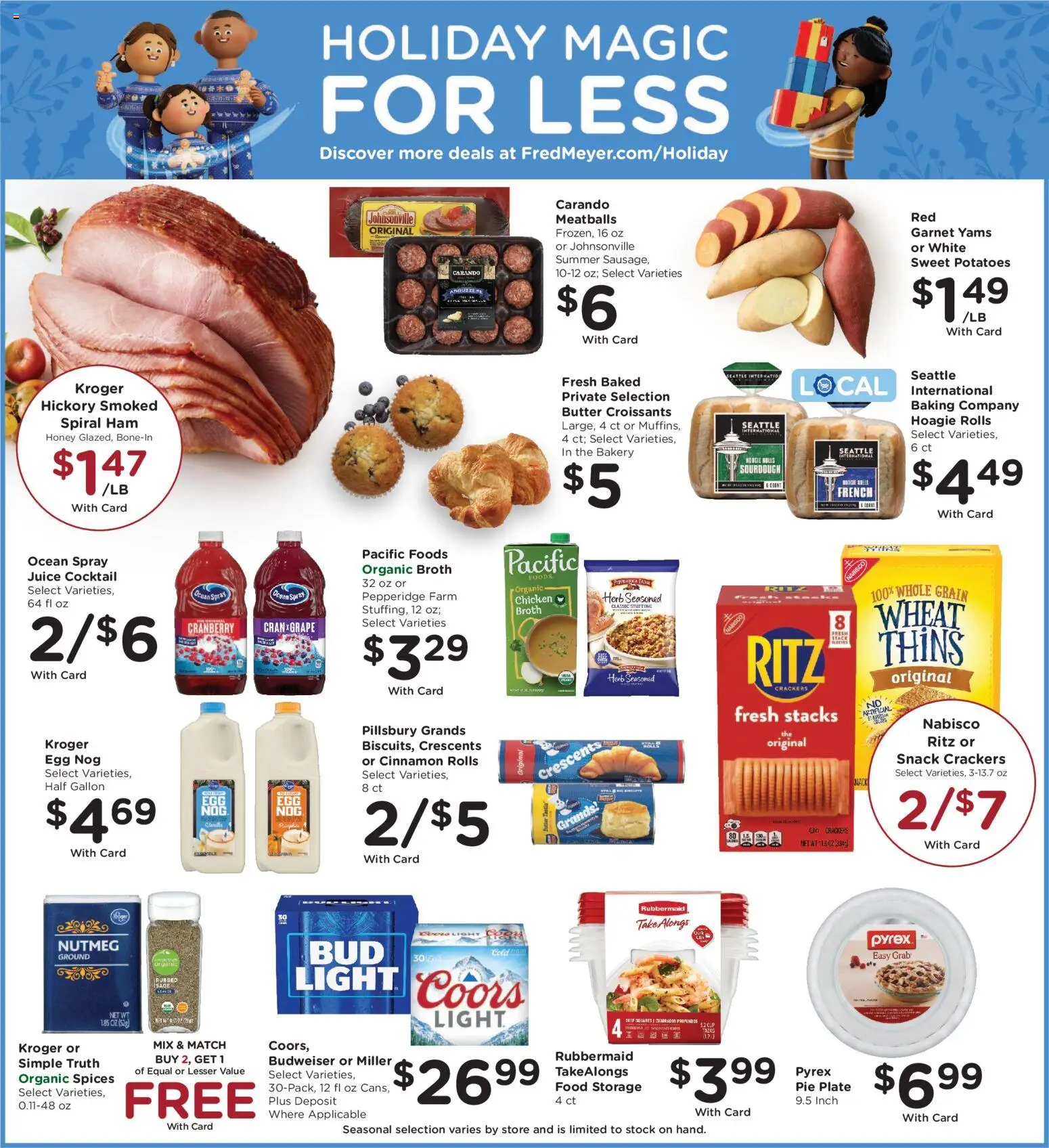 Fred Meyer Weekly Ad - valid from 10.12.2025 | Page: 8 | Products: Bakery, Butter, Juice, Spices
