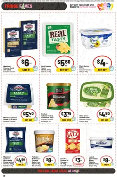 Preview of IGA Catalogue  - valid from 10.12.2025 | Page: 32 | Products: Crackers, Butter, Cheese, Fridge