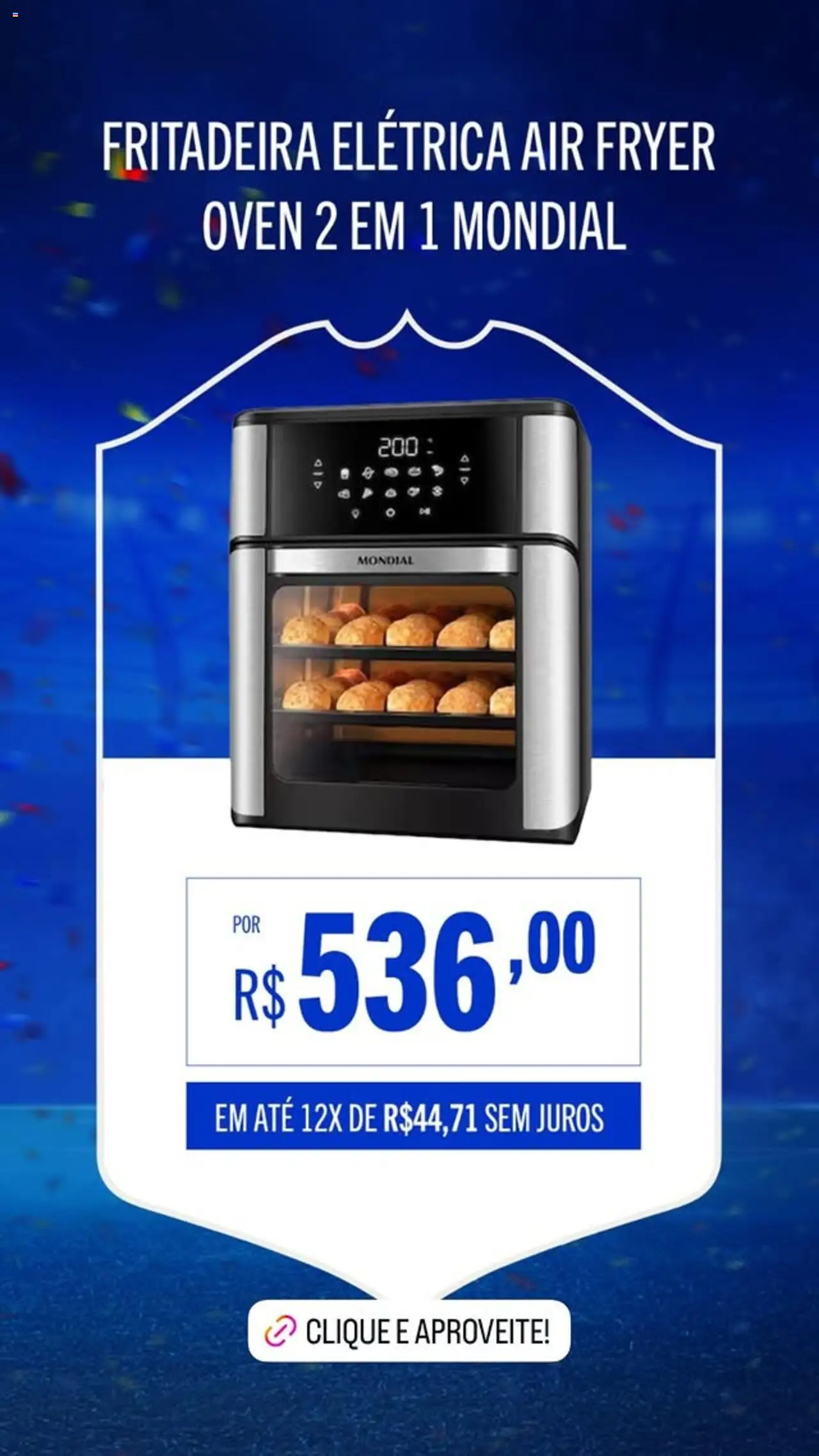 Casas Bahia Folheto - válido de 10.10.2025 | Página: 6 | Produtos: Fritadeira elétrica, Air fryer