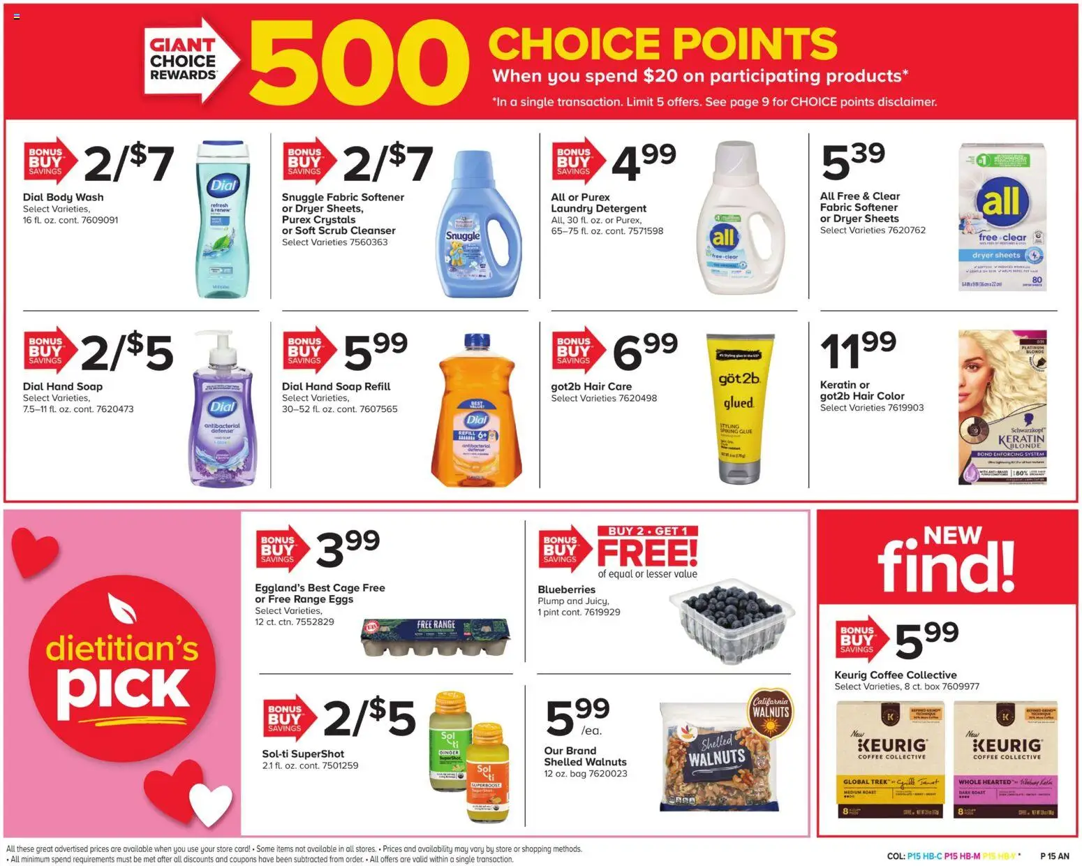 Giant Weekly Ad - valid from 13.02.2026 | Page: 18 | Products: Ginger, Hair color, Coffee, Fabric softener