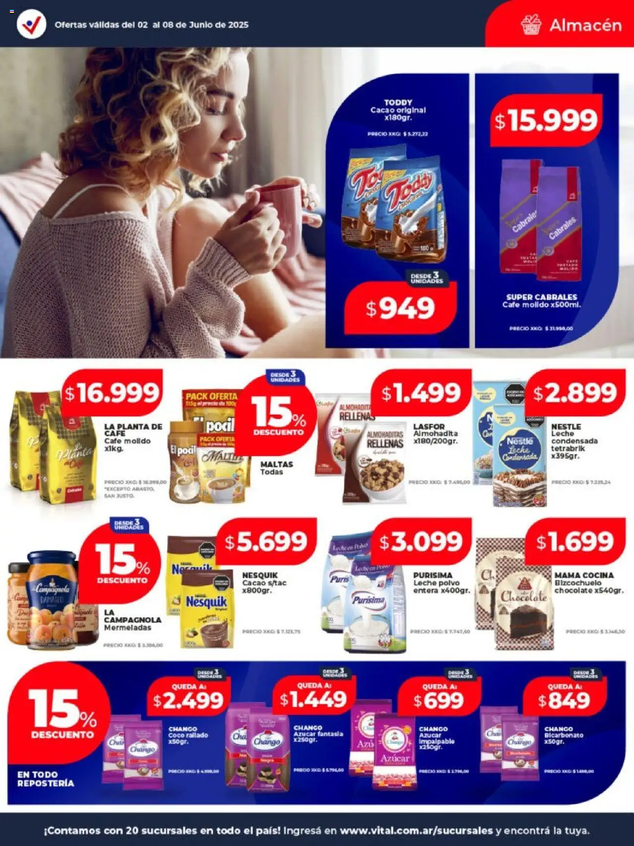 Vital - Ofertas de semana - Posadas │ válido desde el 02.06.2025 | Página: 16 | Productos: Azucar, Café, Chocolate, Cacao