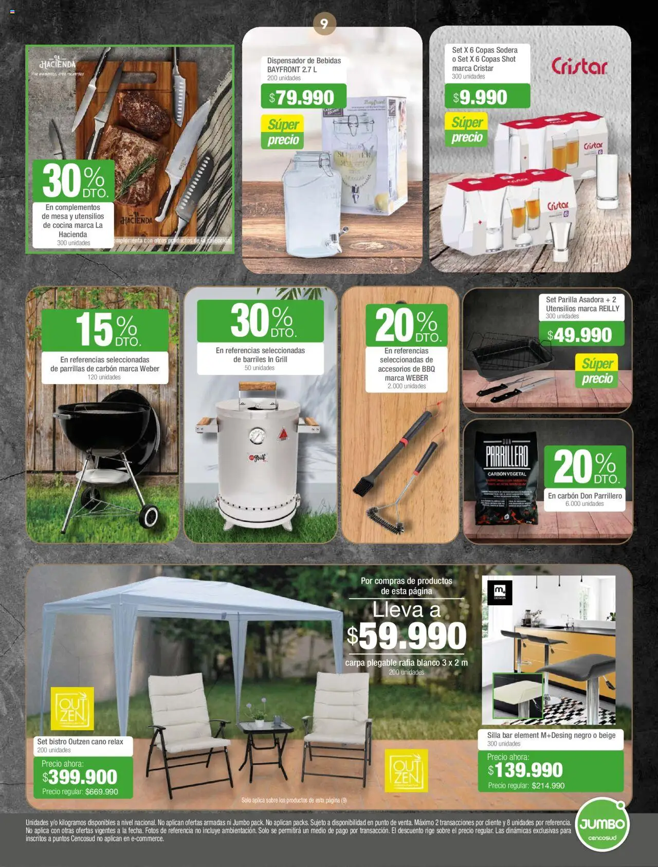 Jumbo revista - valida desde el 12.06.2025 | Página: 9 | Productos: Sobre, Silla, Utensilios de cocina, Dispensador