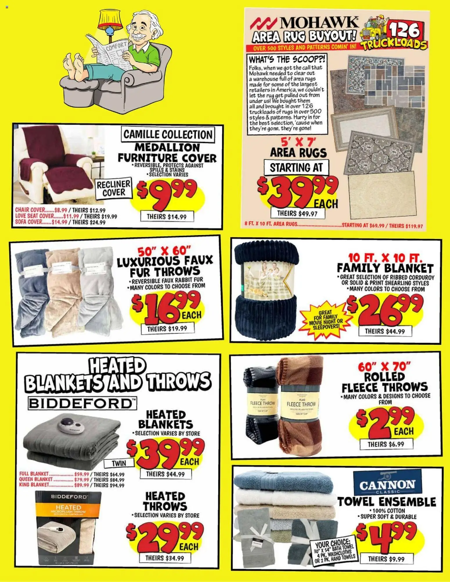 Ollie's Weekly Ad - valid from 27.12.2025 | Page: 4 | Products: Sofa, Bath, Recliner, Seat Cover