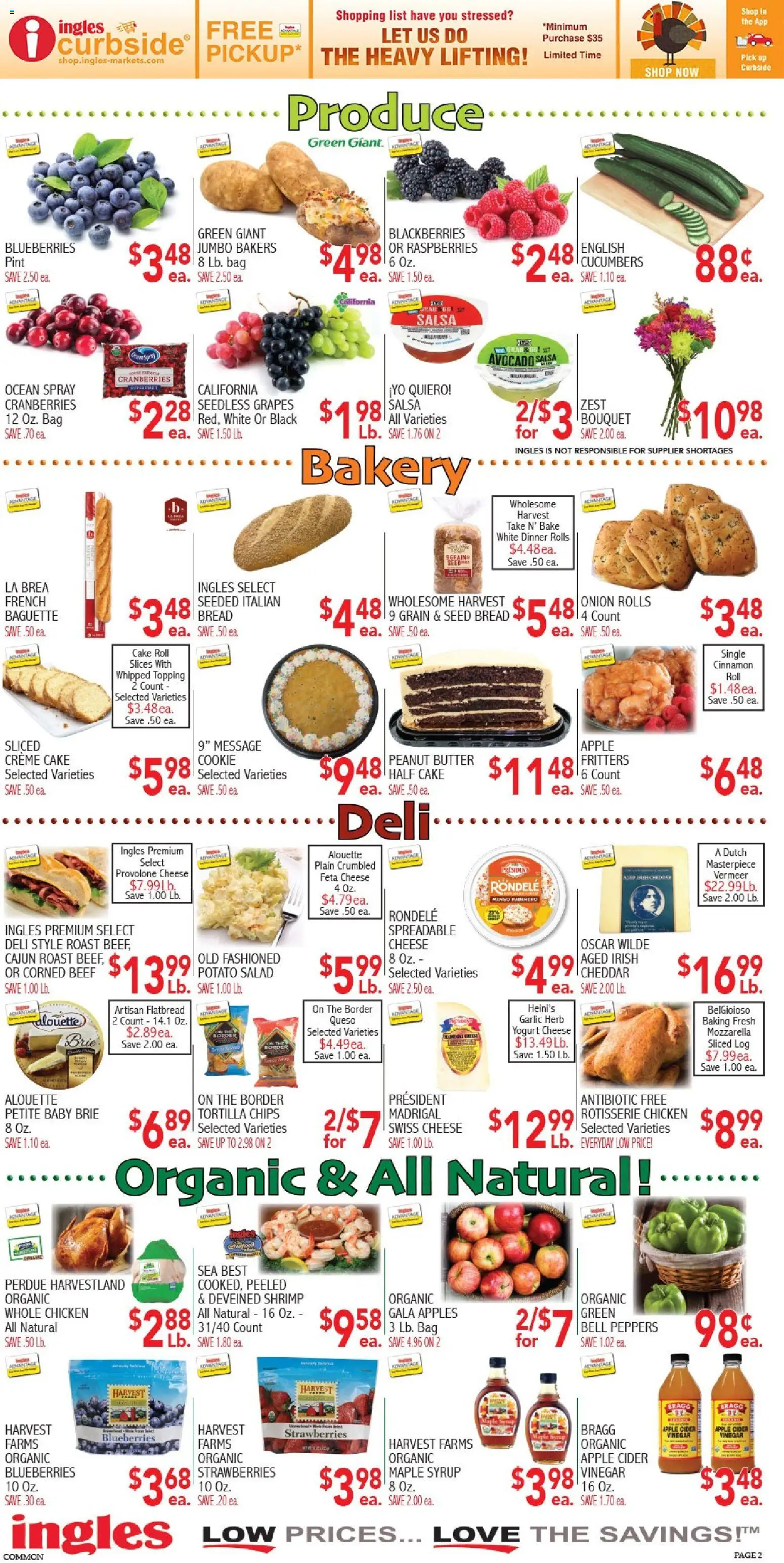 Ingles Weekly Ad - valid from 05.11.2025 | Page: 10 | Products: Cheese, Bread, Chips, Mango
