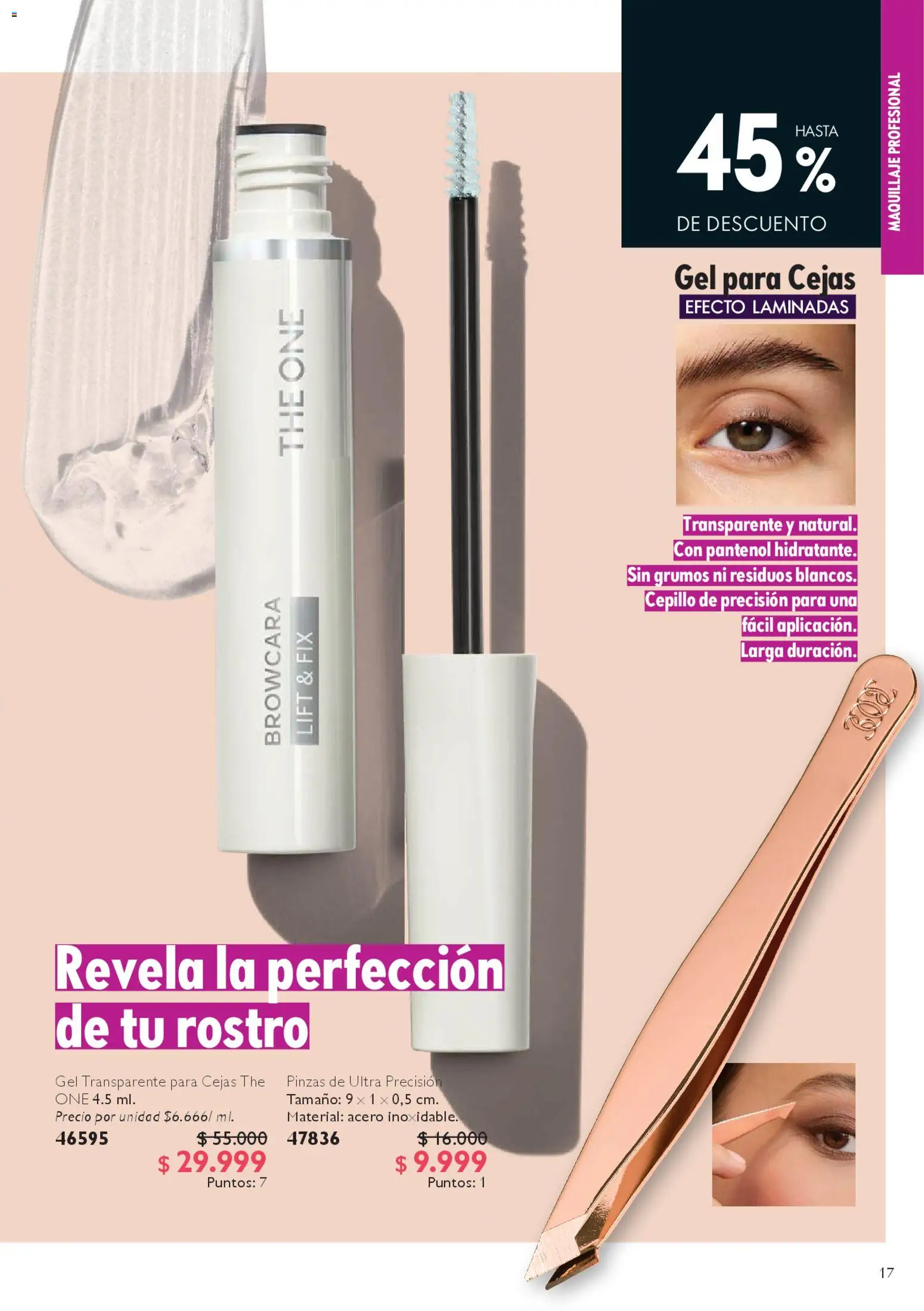 Oriflame revista - valida desde el 27.12.2025 | Página: 17 | Productos: Maquillaje, Cepillo