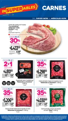 La Anonima catálogo │ válido desde el 28.08.2025 | Página: 3 | Productos: Cerdo