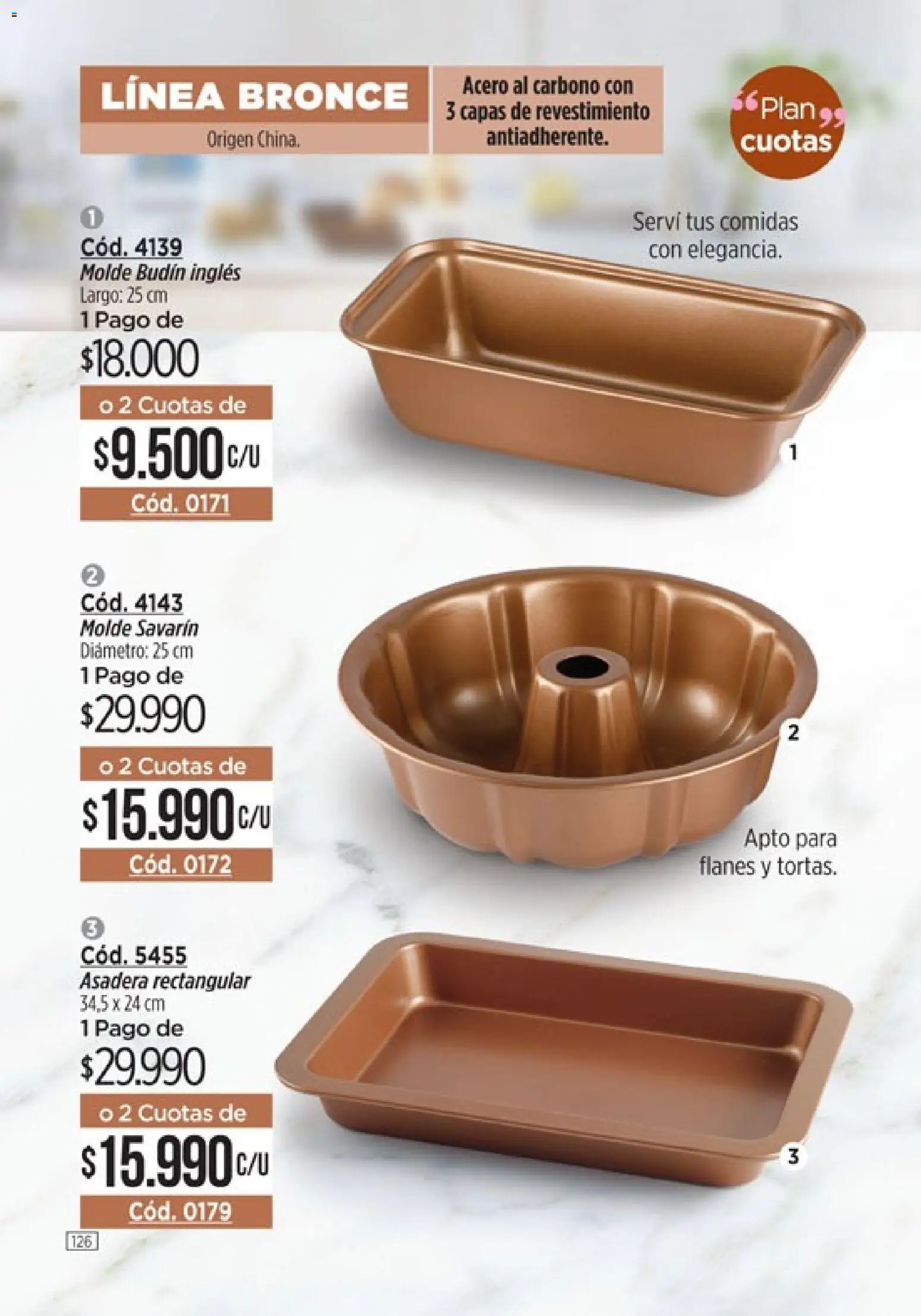 Catálogo Amodil Campaña 2 │ válido desde el 01.02.2026 | Página: 126 | Productos: Asadera, Molde, Budín