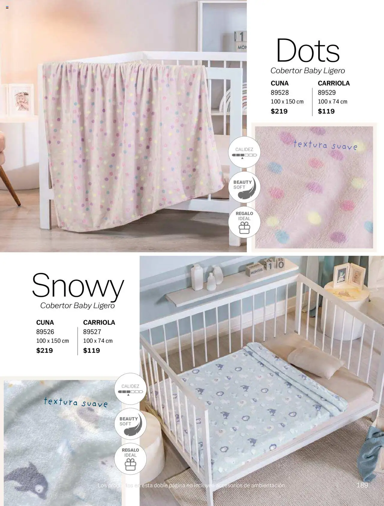 Nuevas ofertas de Vianney válidas en toda la República Mexicana desde el 15.08.2025. ¡Encuentra las mejores ofertas en Vianney - Catálogo Invierno! | Página: 191 | Productos: Carriola, Cobertor, Cuna