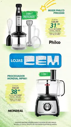 Lojas Cem - Ofertas atuais - Pré-Visualização do folheto da loja Lojas Cem, válido de 20.10.2025 | Página: 66 | Produtos: Processador, Carne