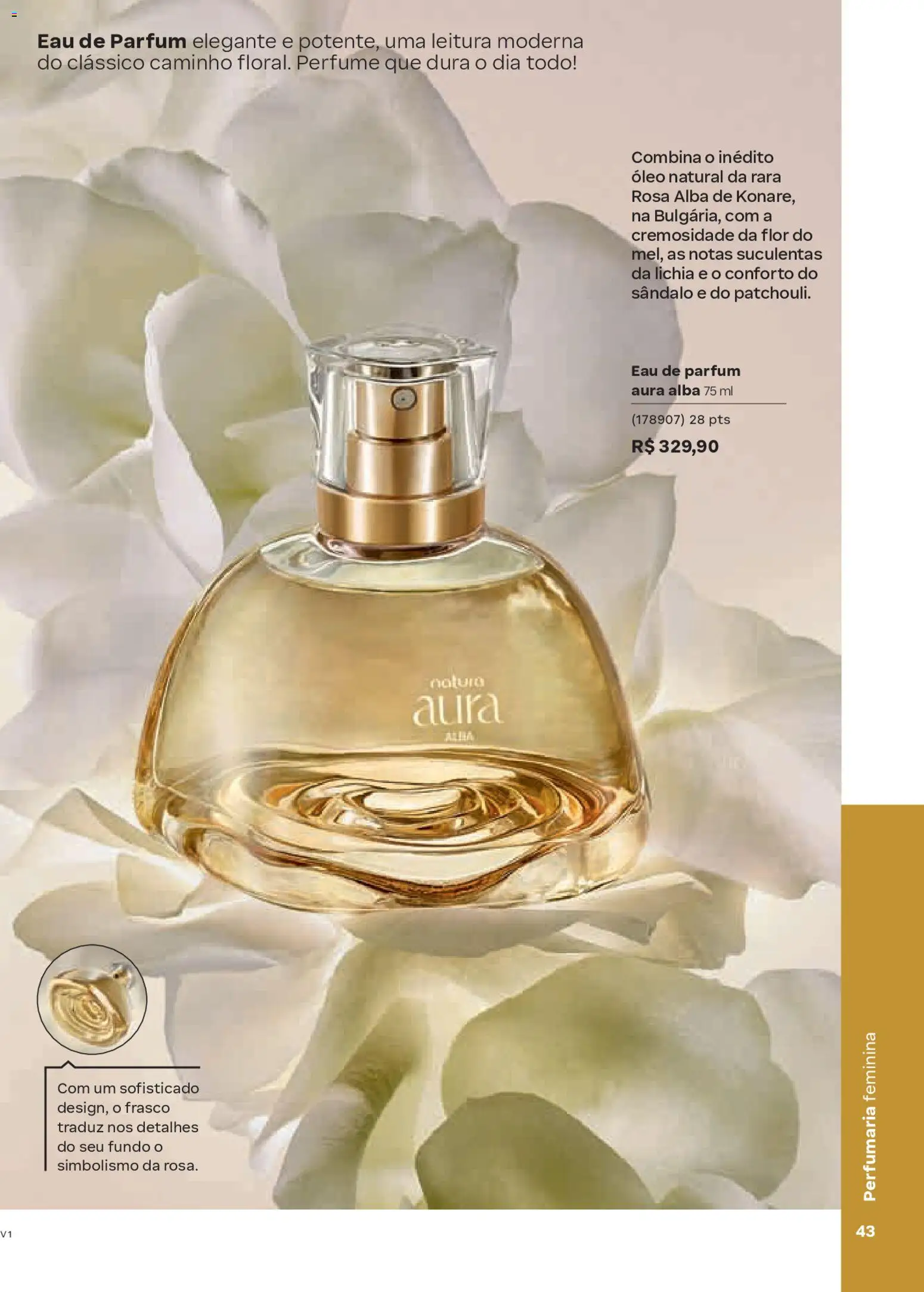 Natura Folheto - válido de 26.12.2025 | Página: 43 | Produtos: Lichia, Perfume, Óleo