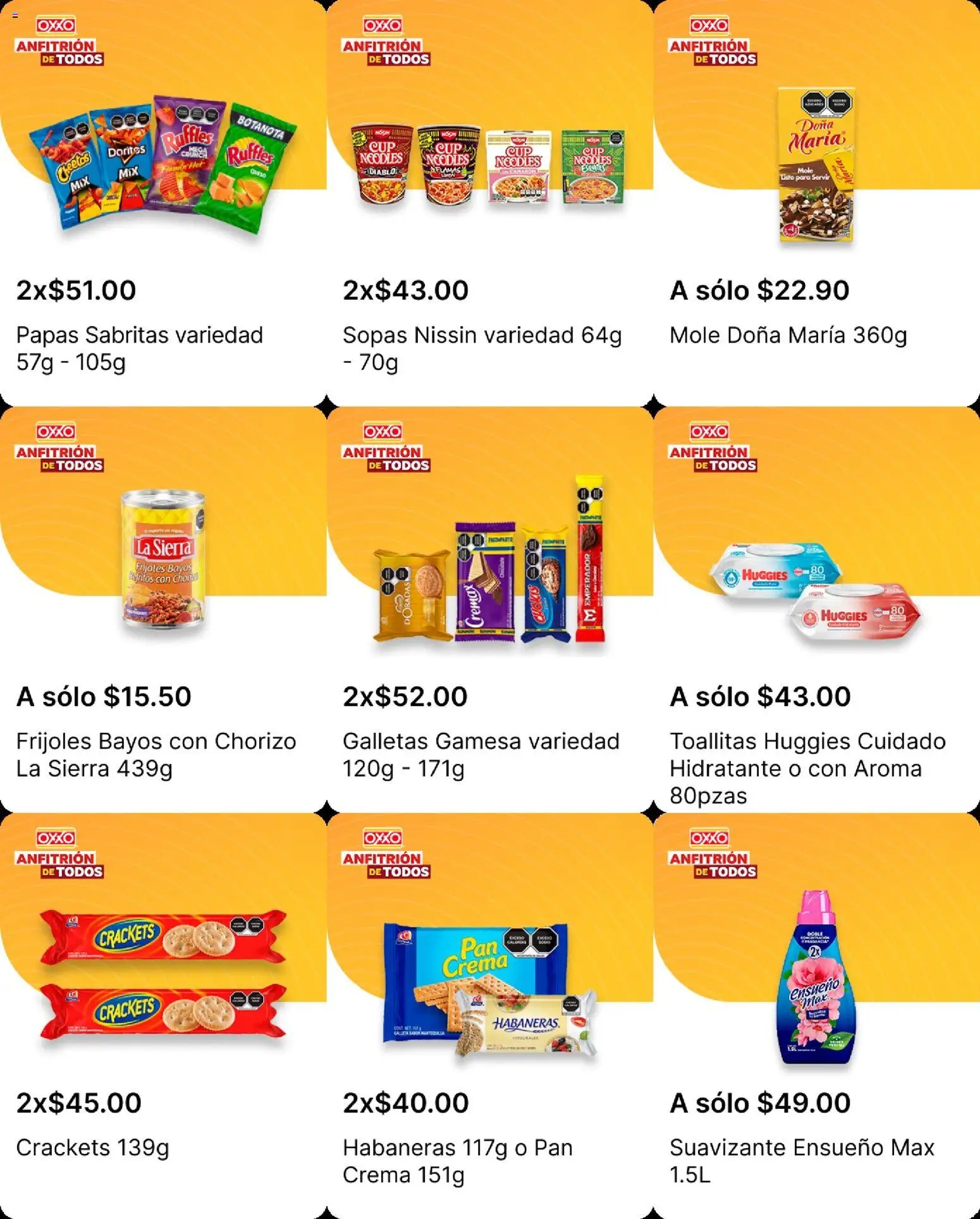 Nuevas ofertas de OXXO válidas en toda la República Mexicana desde el 16.04.2026. ¡Encuentra las mejores ofertas en OXXO folleto! | Página: 10 | Productos: Queso, Pan, Suavizante, Sierra