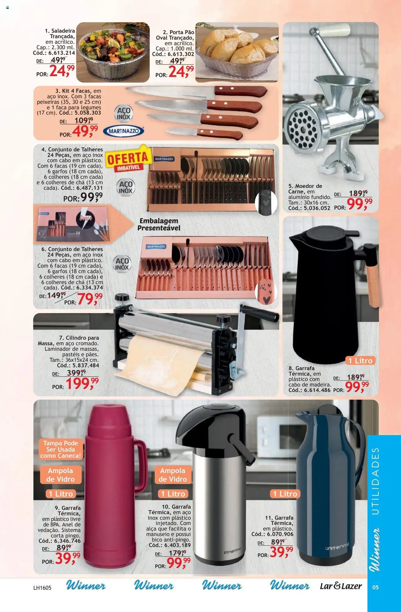 Quatro Estações Folheto - válido de 01.07.2025 | Página: 5 | Produtos: Moedor, Garfos, Faca, Bico