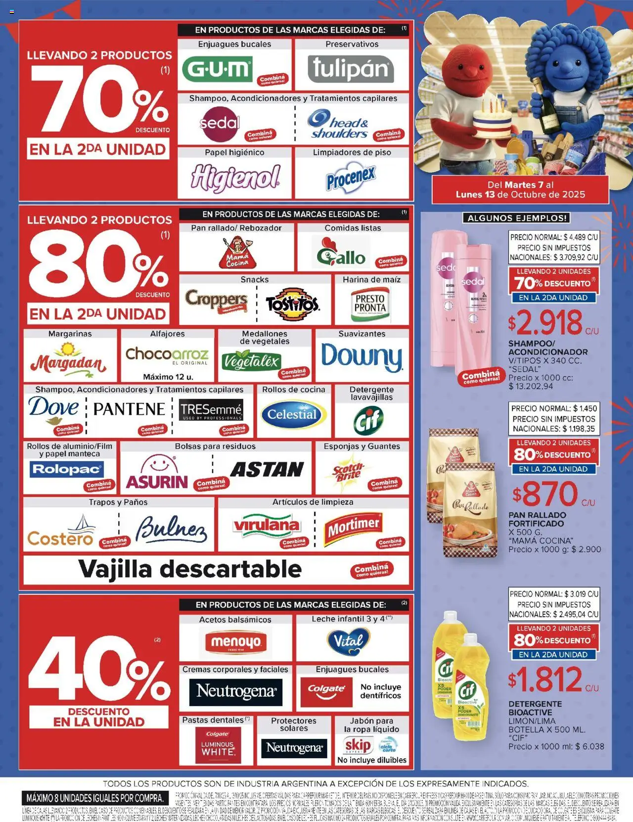 Carrefour Market - Catálogo Corrientes │ válido desde el 07.10.2025 | Página: 3 | Productos: Lavavajillas, Maiz, Jabón, Manteca