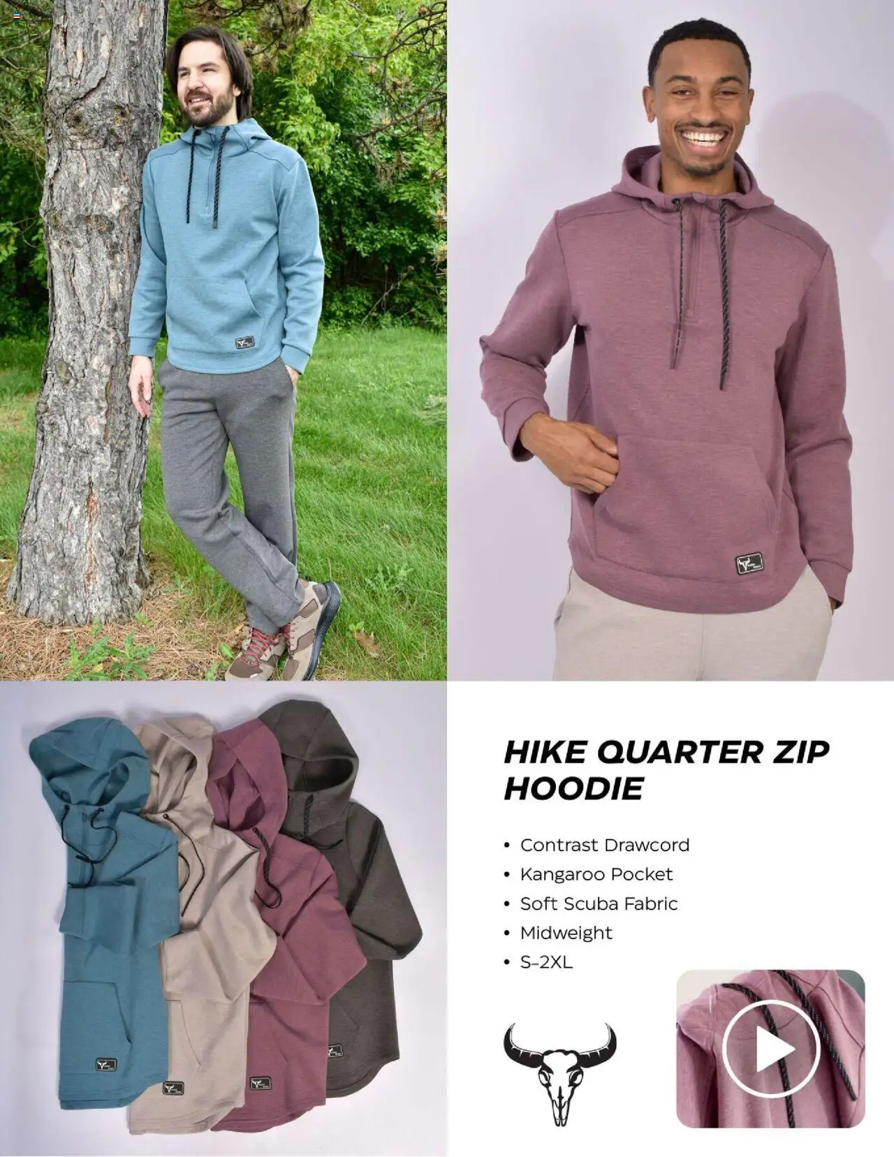Dunham's Sports Bison Ridge & Powerflex Apparel Guide - valid from 25.09.2025 | Page: 3 | Products: Hoodie