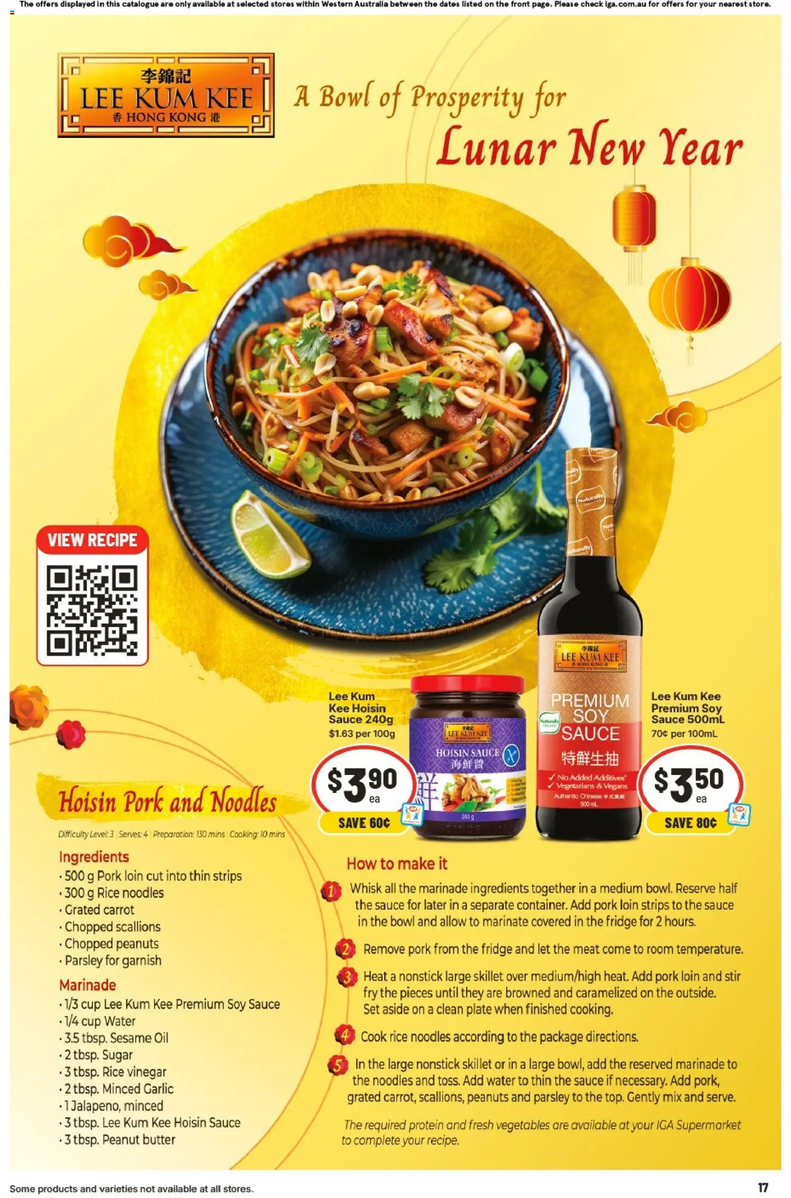 IGA catalogue - valid from 28.01.2026 | Page: 17 | Products: Pork, Noodles, Meat, Parsley