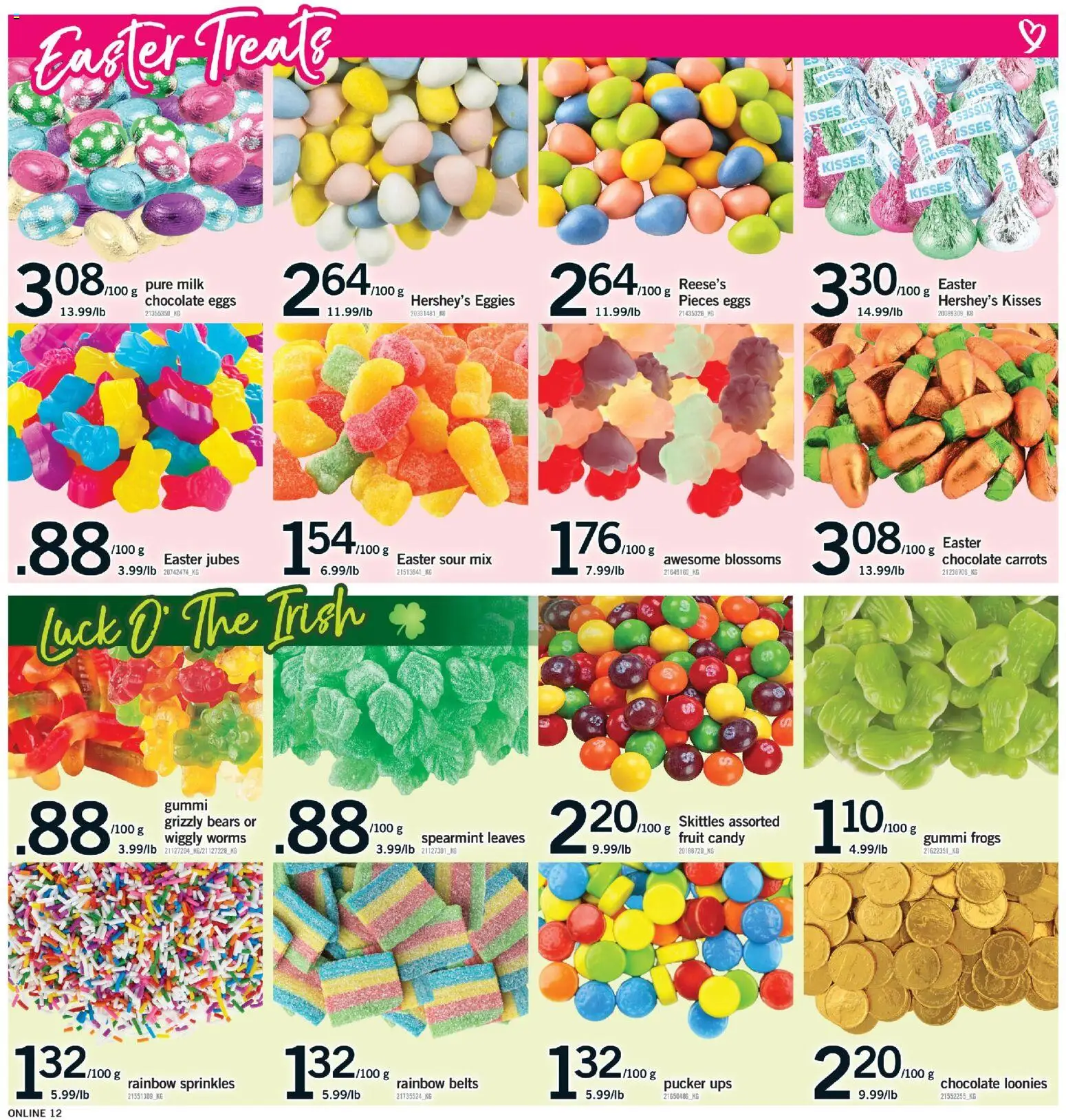 Fortinos flyer valid from 05.03.2026 | Page: 12 | Products: Milk, Eggs, Chocolate