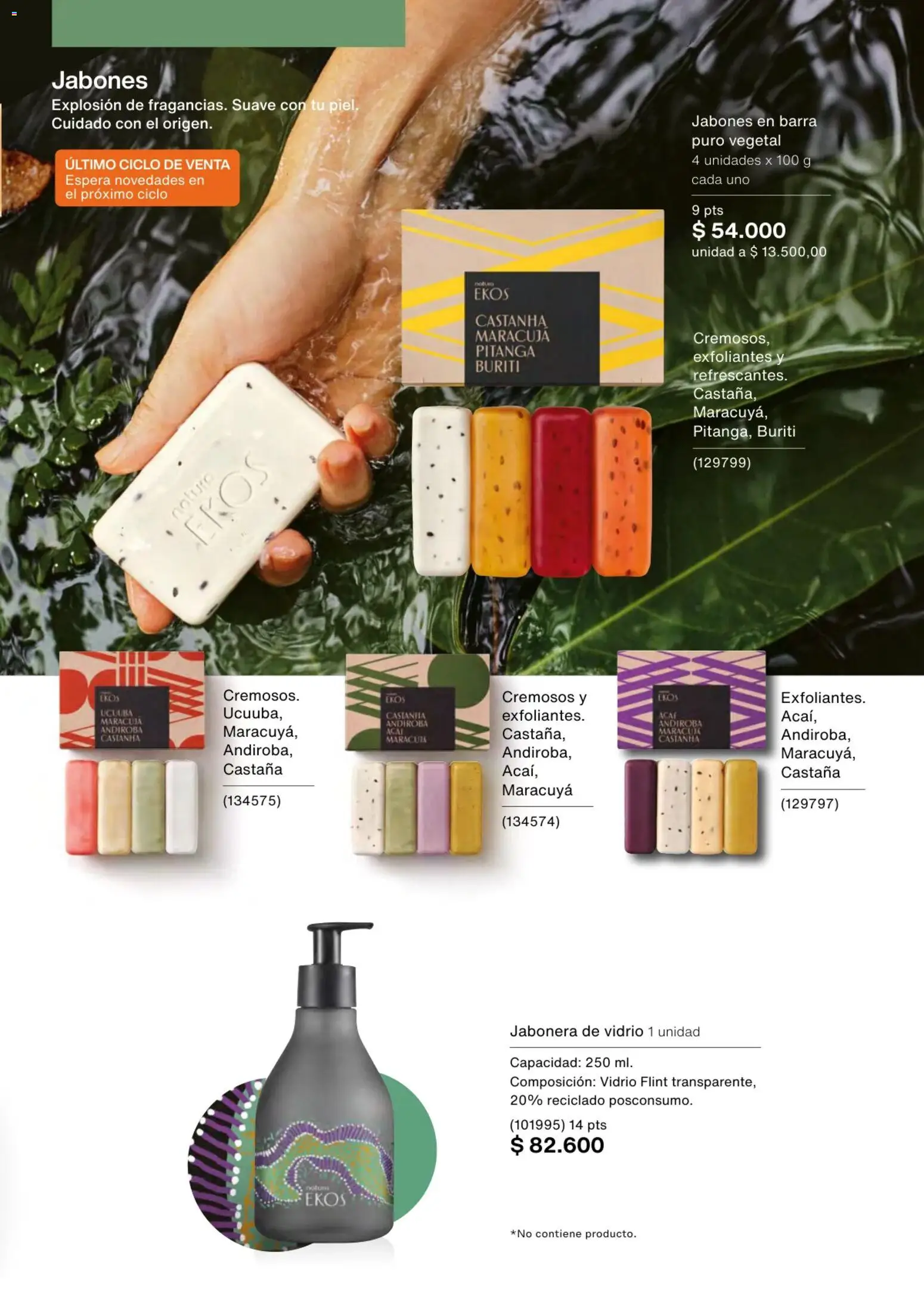 Natura revista - valida desde el 01.03.2026 | Página: 110 | Productos: Jabonera, Maracuyá, Tobillera