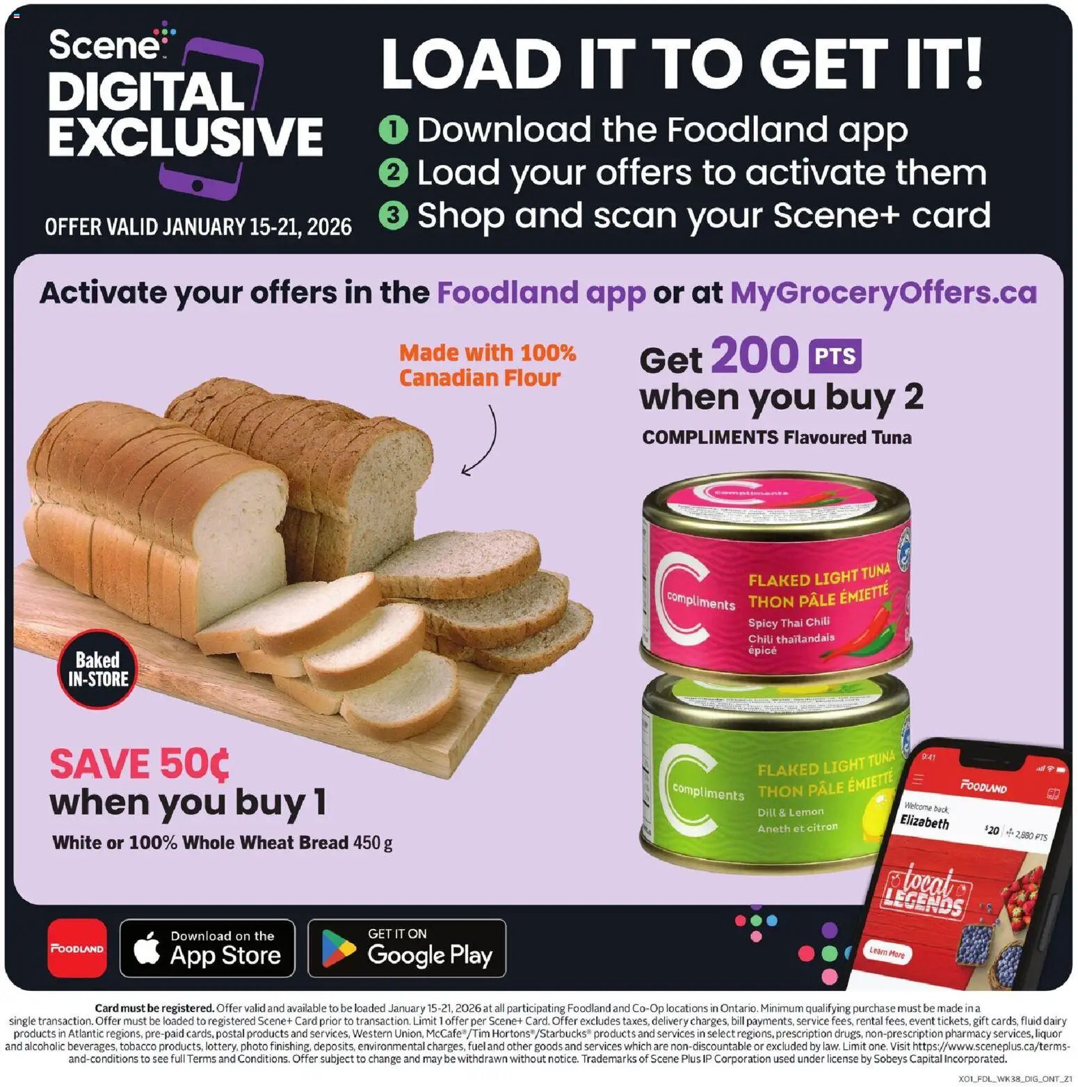 Foodland flyer valid from 15.01.2026 | Page: 11 | Products: Bread