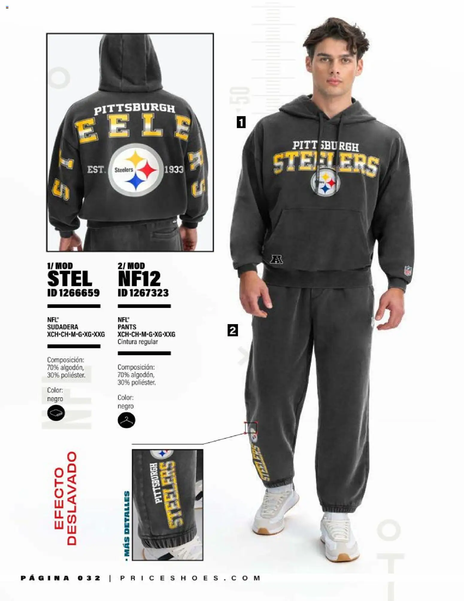 Nuevas ofertas de Price Shoes válidas en toda la República Mexicana desde el 20.03.2026. ¡Encuentra las mejores ofertas en Price Shoes catálogo NFL! | Página: 32 | Productos: Sudadera, Pants