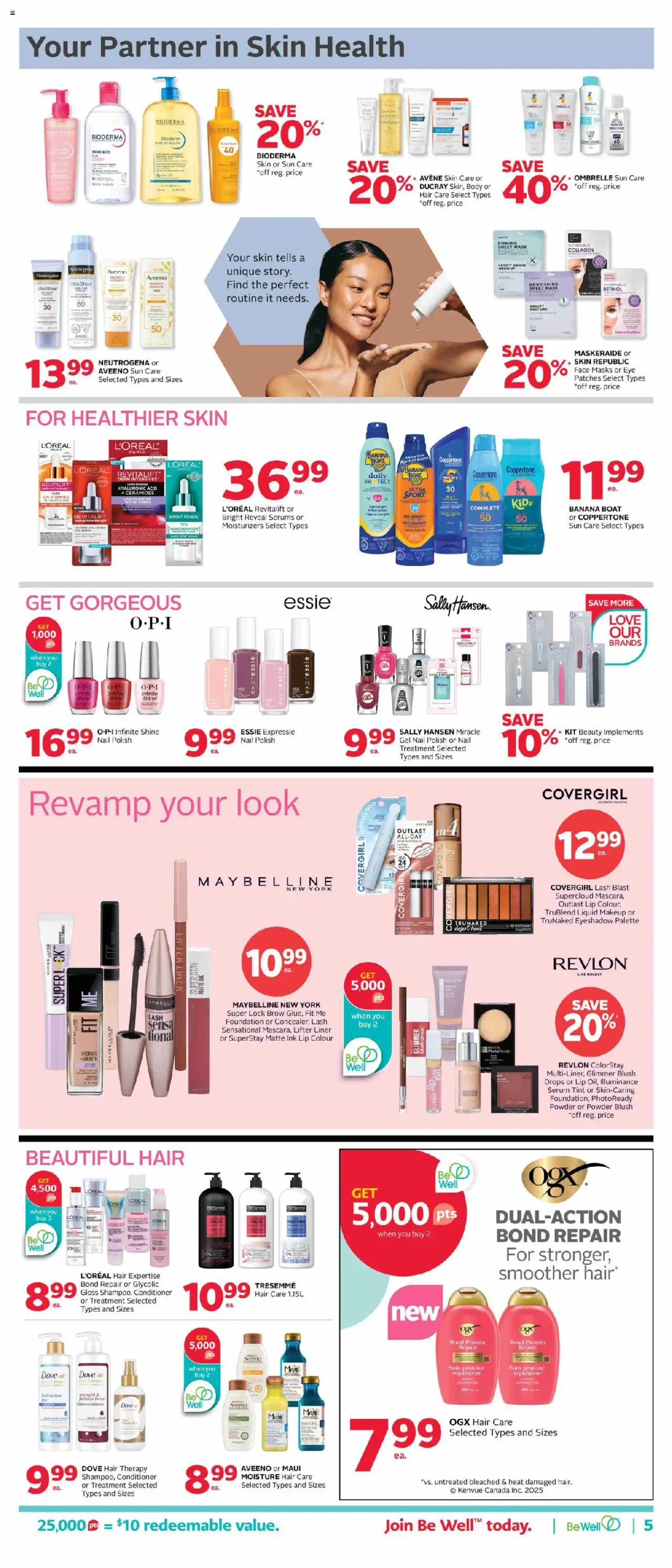Rexall flyer valid from 15.08.2025 | Page: 10 | Products: Cream, Powder, Blush, Mask