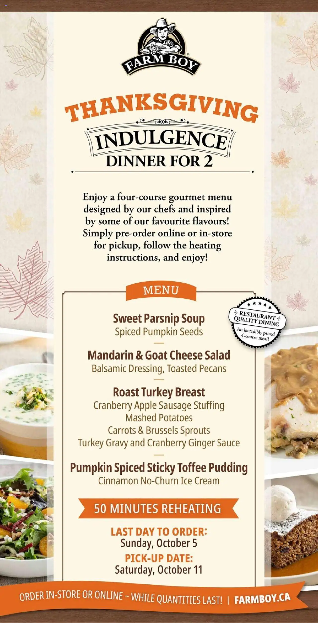 Farm Boy flyer valid from 11.09.2025 | Page: 9 | Products: Cream, Turkey, Potatoes, Cheese
