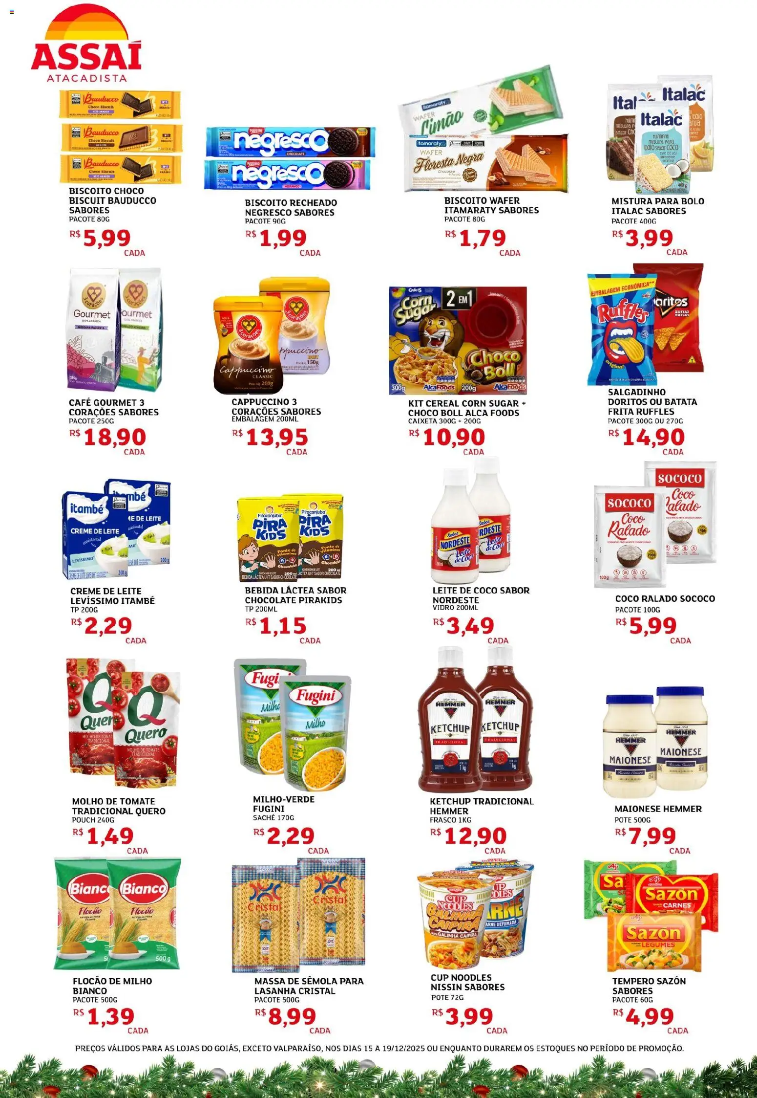 Assaí Atacadista Folheto - válido de 15.12.2025 | Página: 2 | Produtos: Coco, Molho de tomate, Maionese, Batata frita