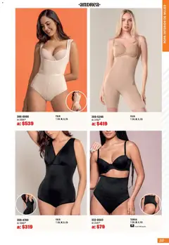 Vista previa de Andrea catálogo Outlet, nuevo folleto de la tienda, válido en México a partir del 05.04.2026 | Página: 237 | Productos: Ropa, Ropa interior, Faja
