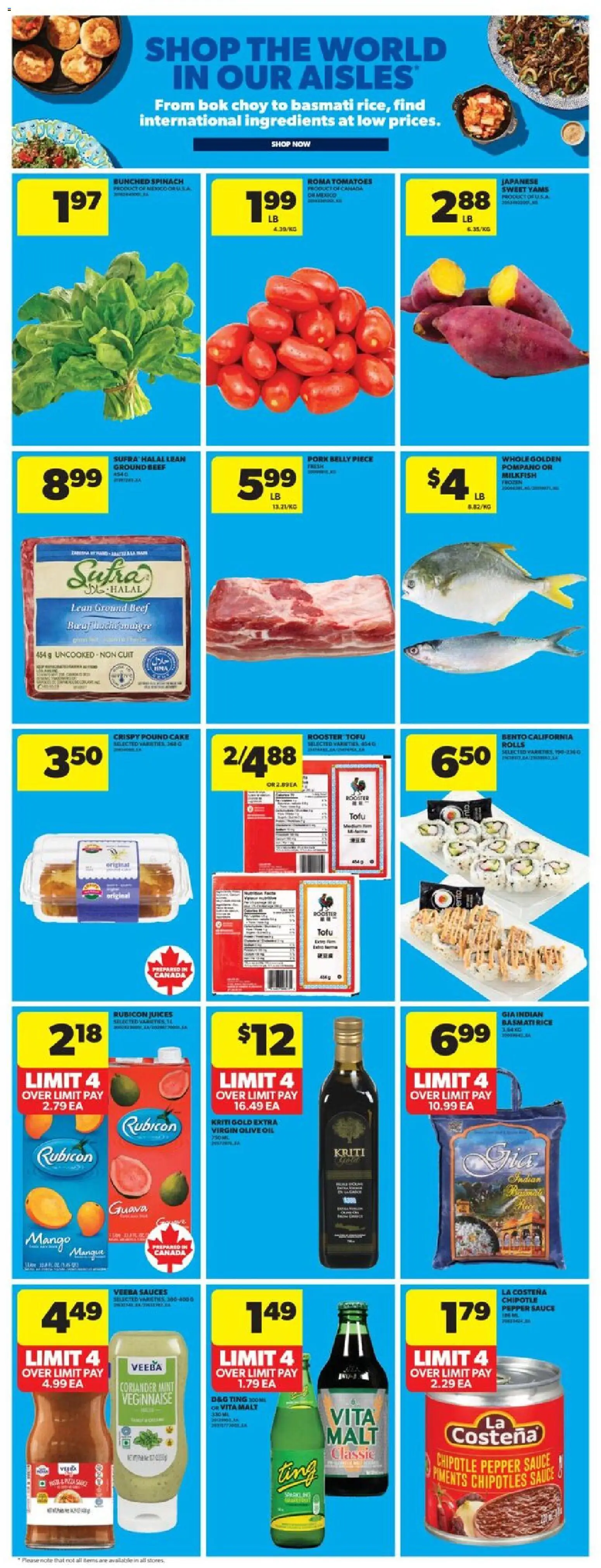 Real Canadian Superstore flyer valid from 20.11.2025 | Page: 12 | Products: Beef, Oil, Pork