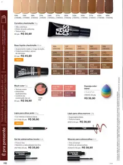 Natura - Ciclo 18/2025 - Pré-Visualização do folheto da loja Natura, válido de 30.10.2025 | Página: 110 | Produtos: Corretivo, Blush, Vinho, Base