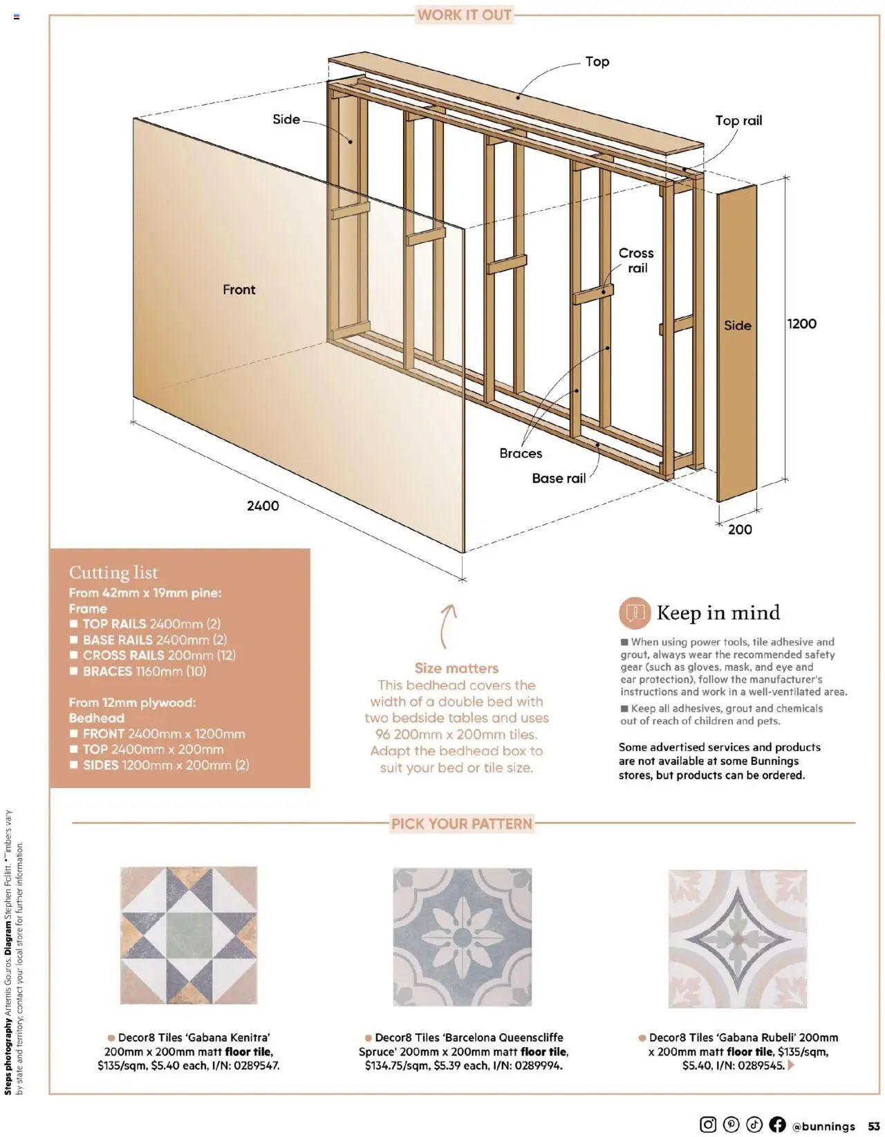 Bunnings Warehouse catalogue - valid from 01.07.2025 | Page: 53 | Products: Box, Suit, Bed