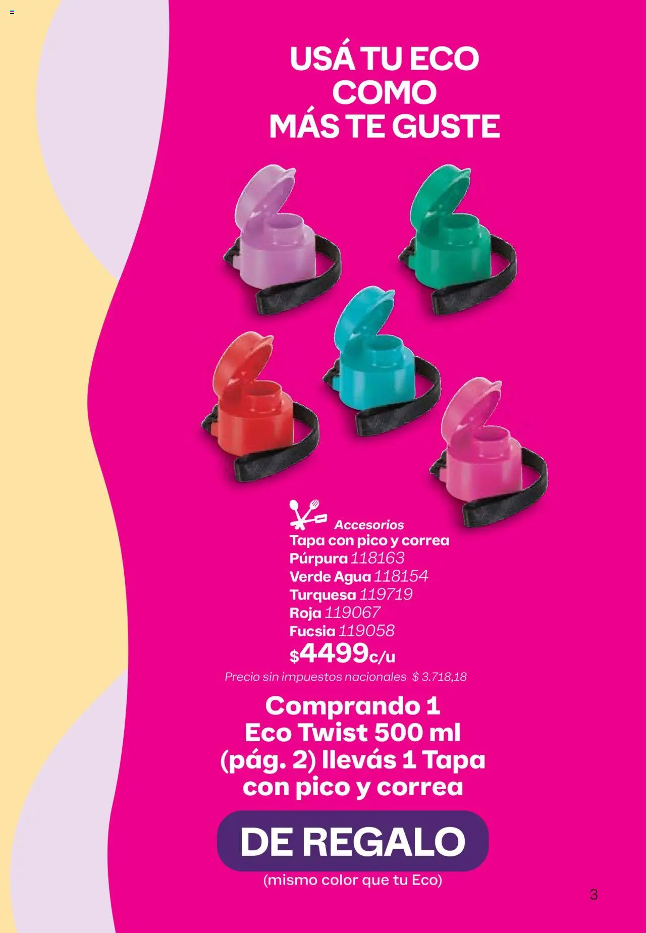 Tupperware - Campaña 17/2025 │ válido desde el 13.10.2025 | Página: 4 | Productos: Pico, Agua, Té