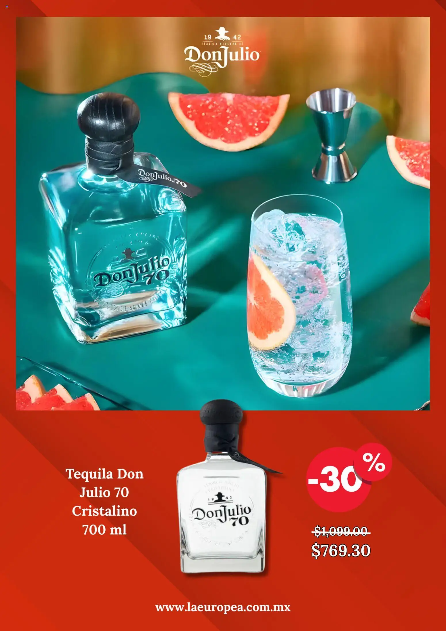 Nuevas ofertas de La Europea válidas en toda la República Mexicana desde el 03.11.2025. ¡Encuentra las mejores ofertas en La Europea Buen Fin ! | Página: 2 | Productos: Tequila