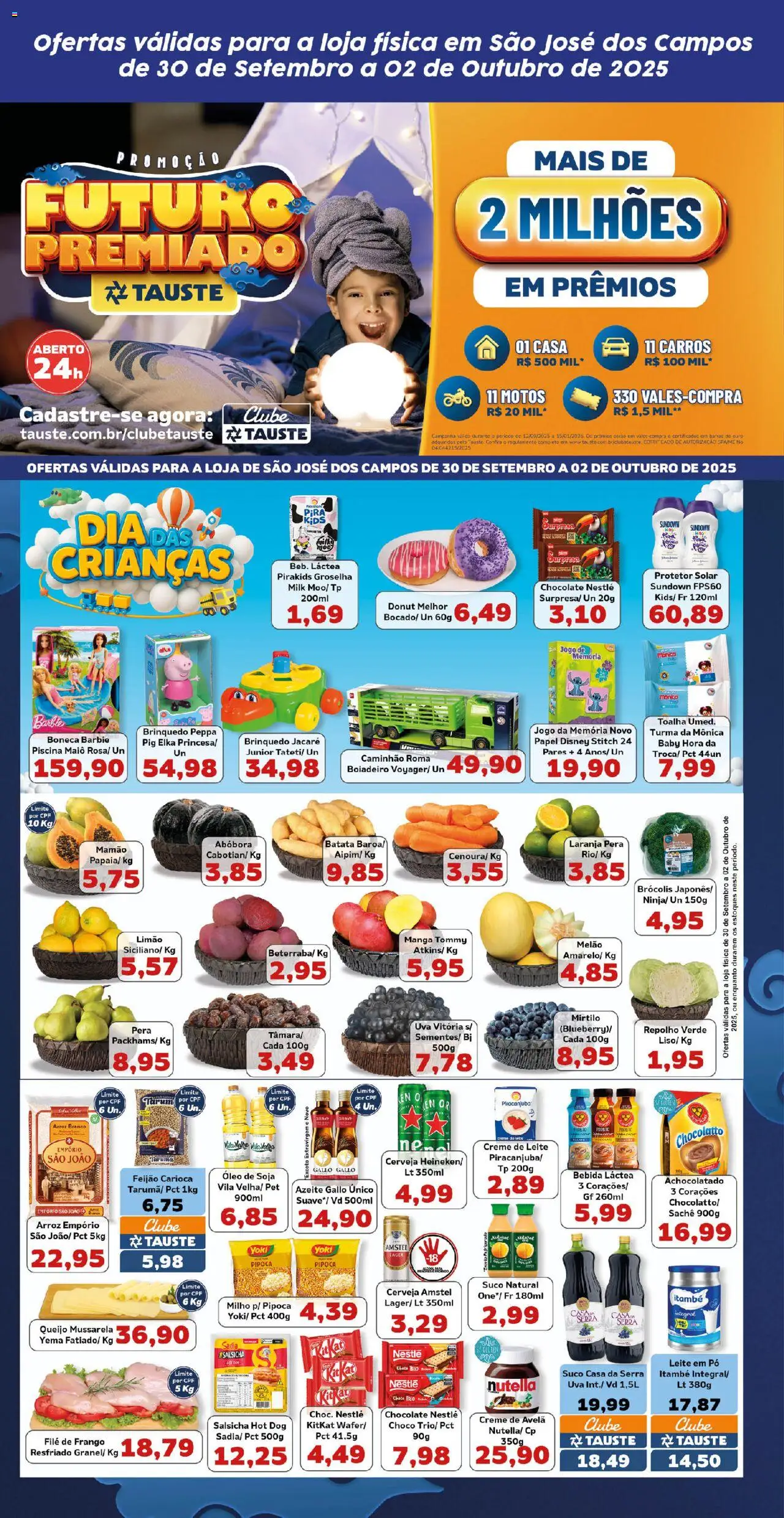 Tauste Folheto - válido de 30.09.2025 | Página: 2 | Produtos: Mirtilo, Salsicha, Queijo, Pipoca