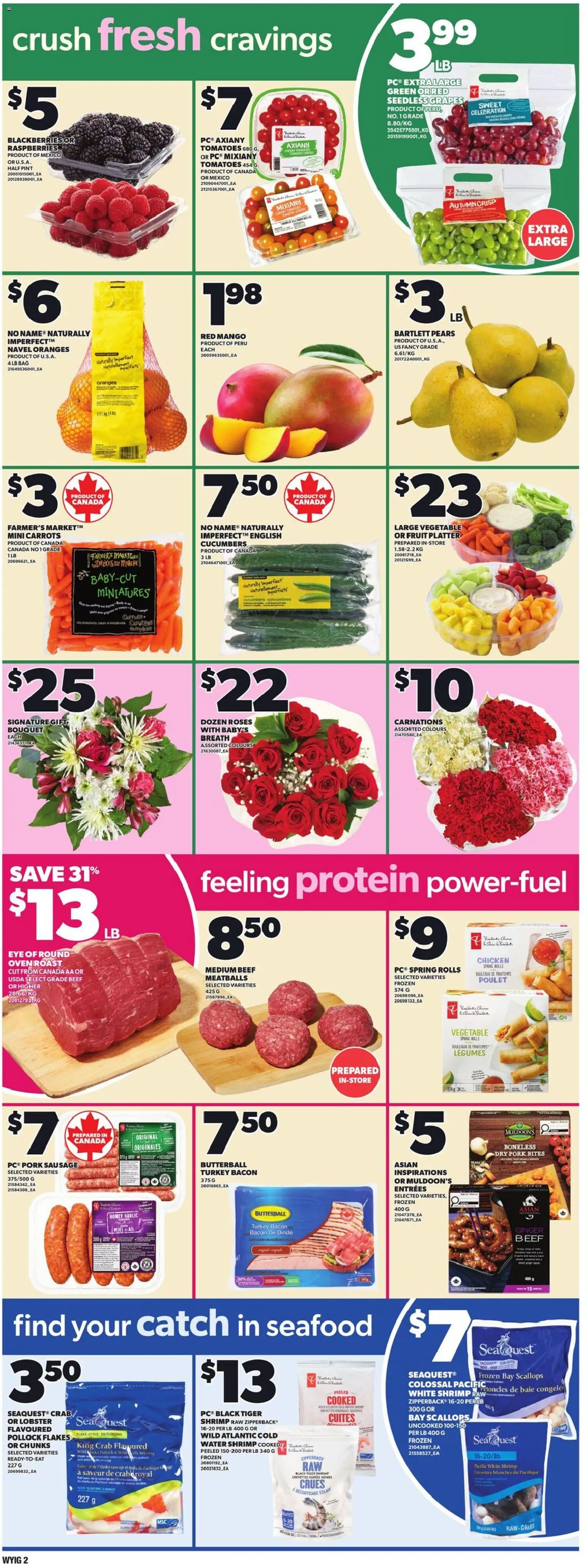 Independent Grocer flyer valid from 01.01.2026 | Page: 5 | Products: Cucumbers, Turkey, Oven, Oranges