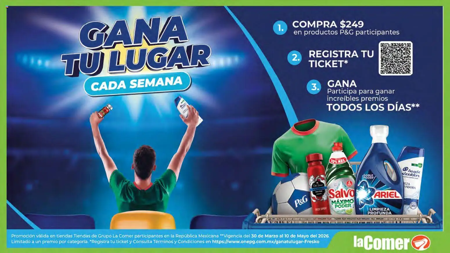 Nuevas ofertas de La Comer válidas en toda la República Mexicana desde el 08.04.2026. ¡Encuentra las mejores ofertas en La Comer folleto Patrocinador oficial del jugador No.12! | Página: 16