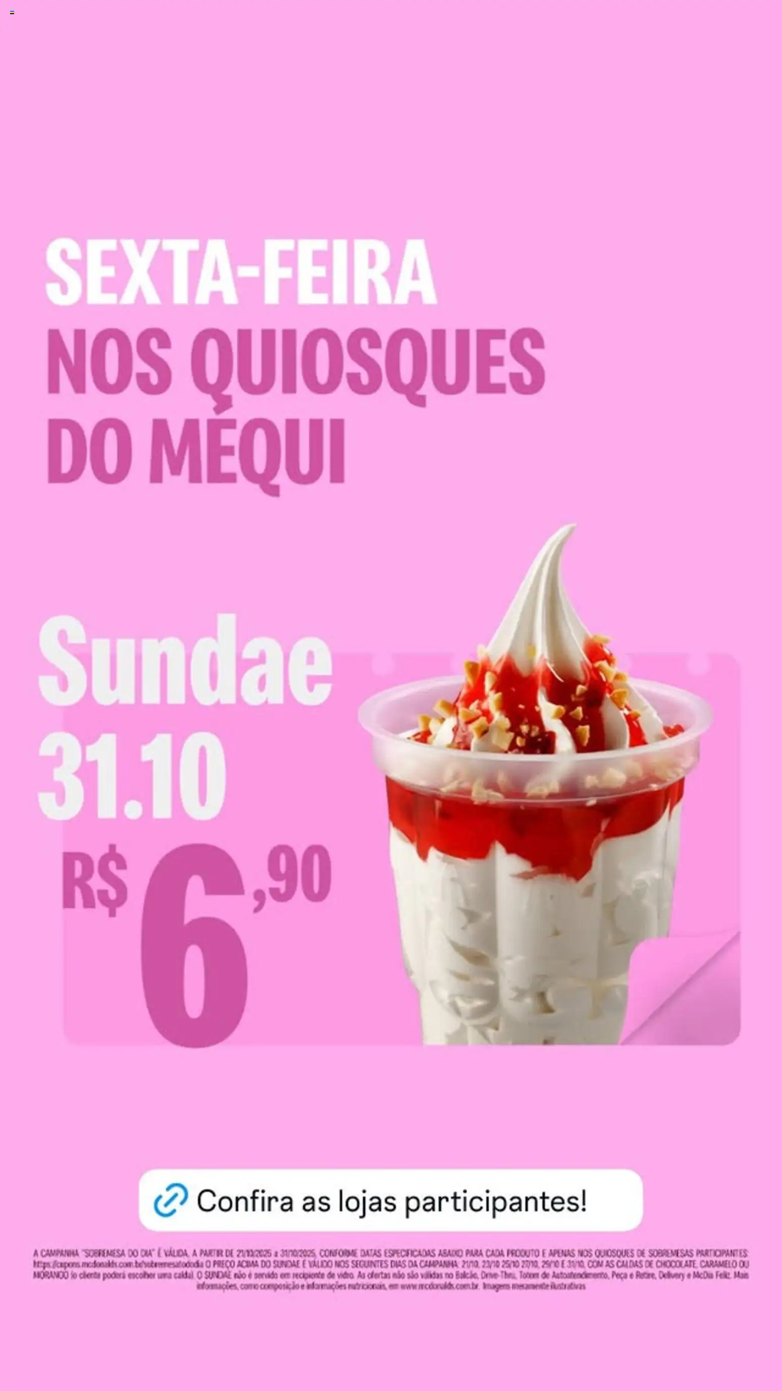 McDonald’s Folheto - válido de 12.12.2025 | Página: 8