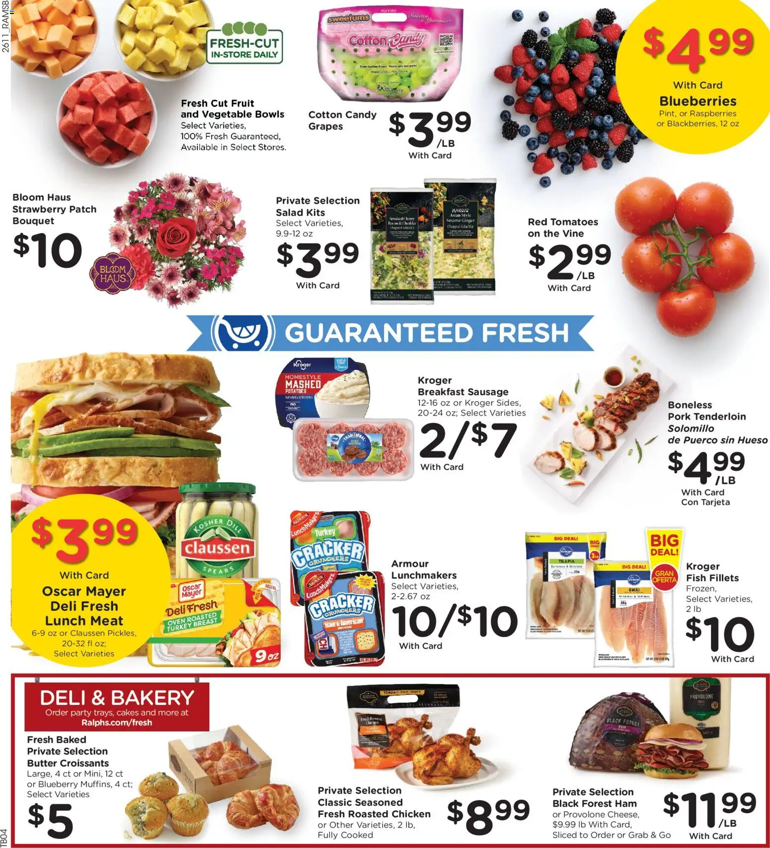 Ralphs Weekly Ad - valid from 15.04.2026 | Page: 10 | Products: Butter, Tomatoes, Salad, Blueberries