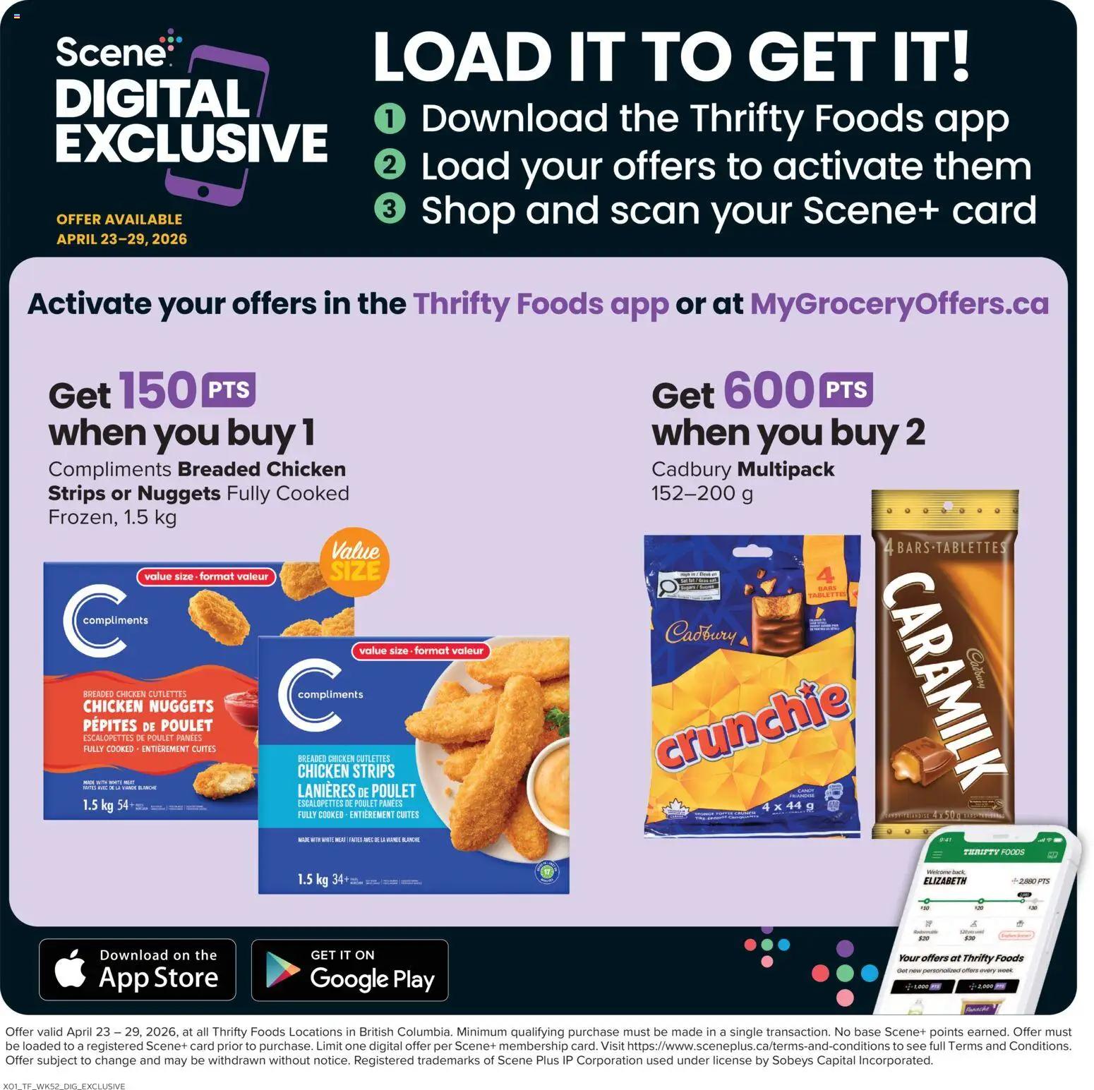 Thrifty Foods flyer valid from 23.04.2026 | Page: 12 | Products: Chicken