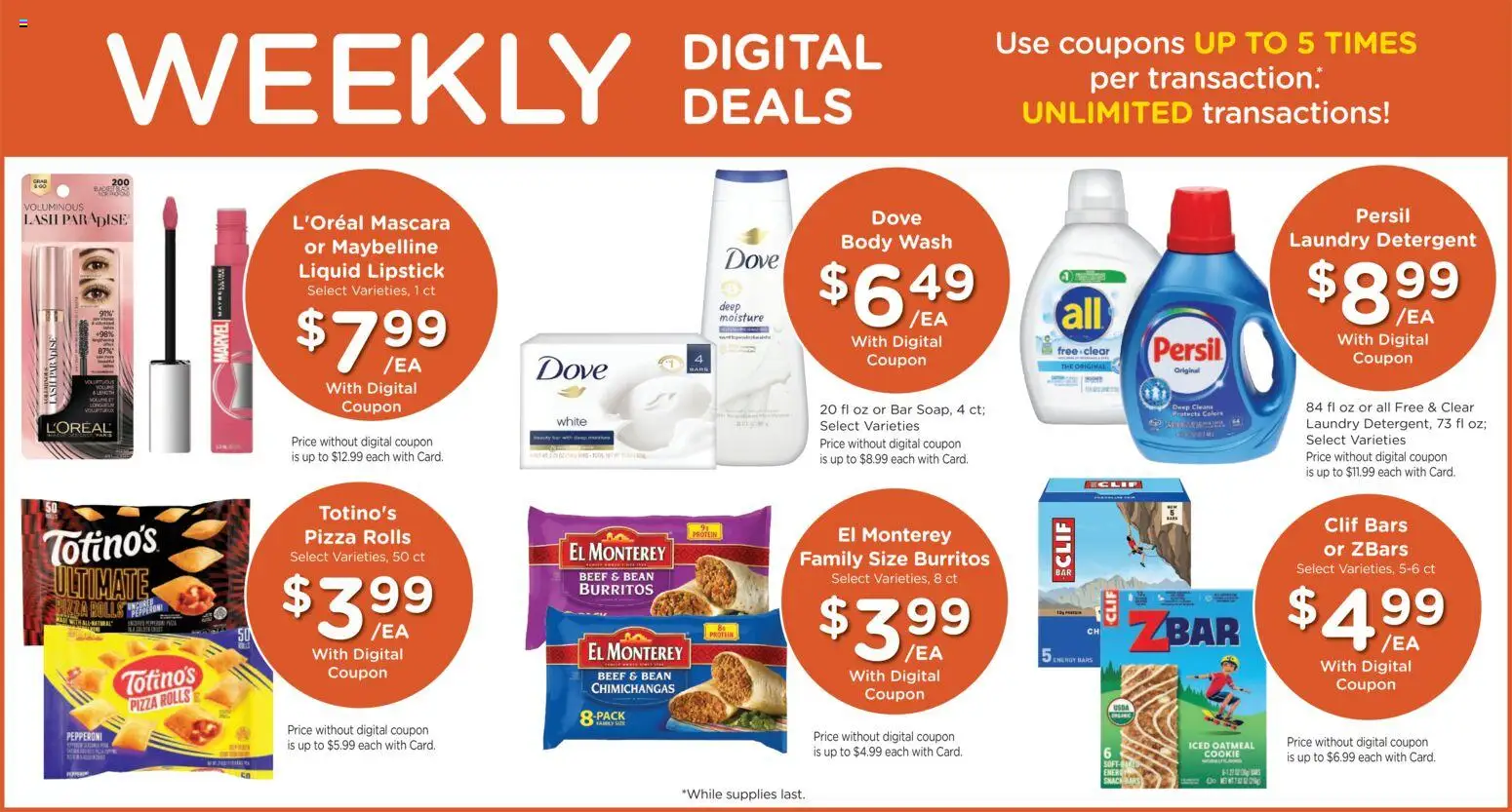 Fry's Food Weekly Ad - valid from 29.04.2026 | Page: 3 | Products: Lipstick, Beef, Detergent, Body Wash