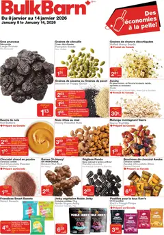 Preview of Bulk Barn weekly flyer / circulaire from shop Bulk Barn valid from 08.01.2026